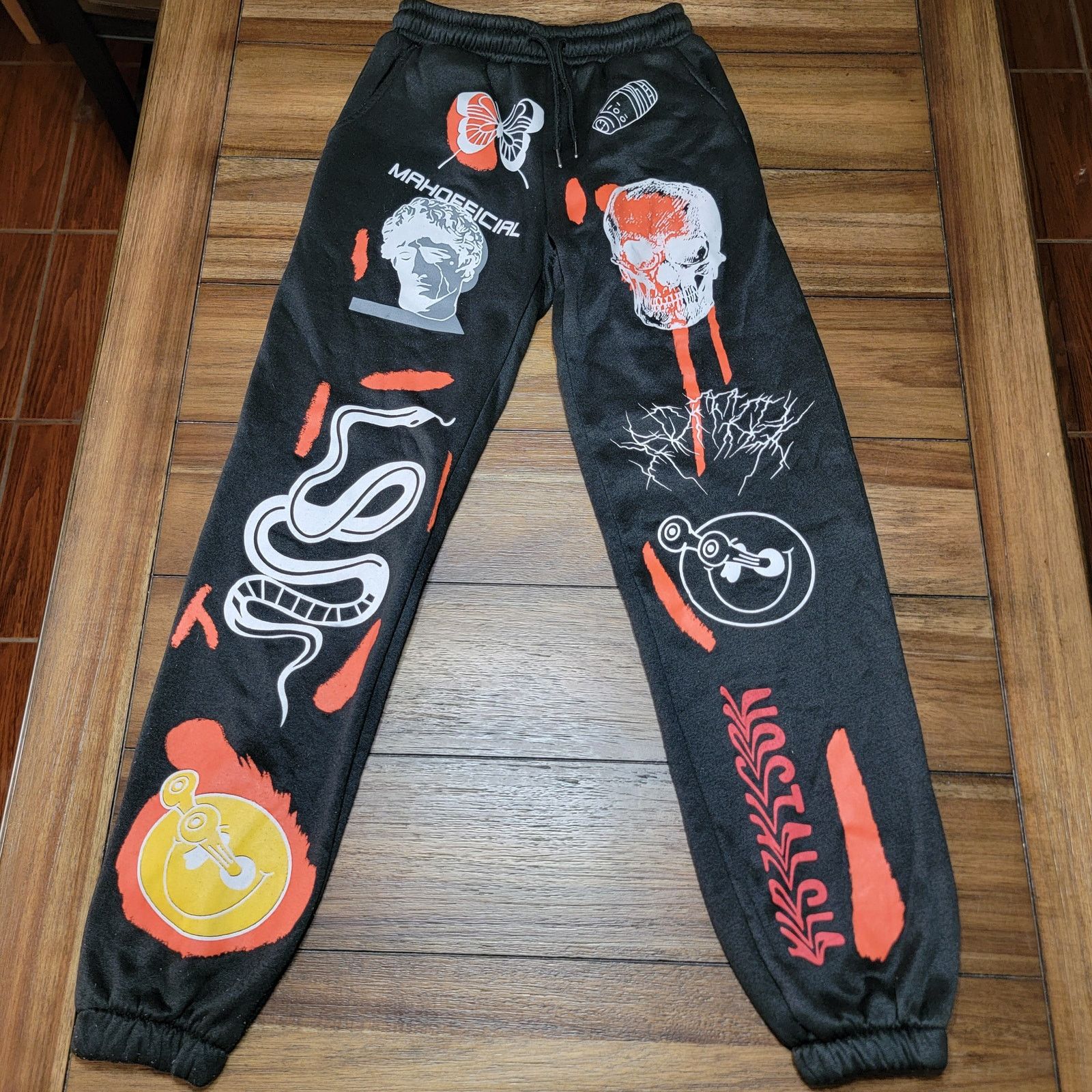 Other Black Unisex Sweats "Mahofficial" Graphics - Size Small Size 23" - 1 Thumbnail