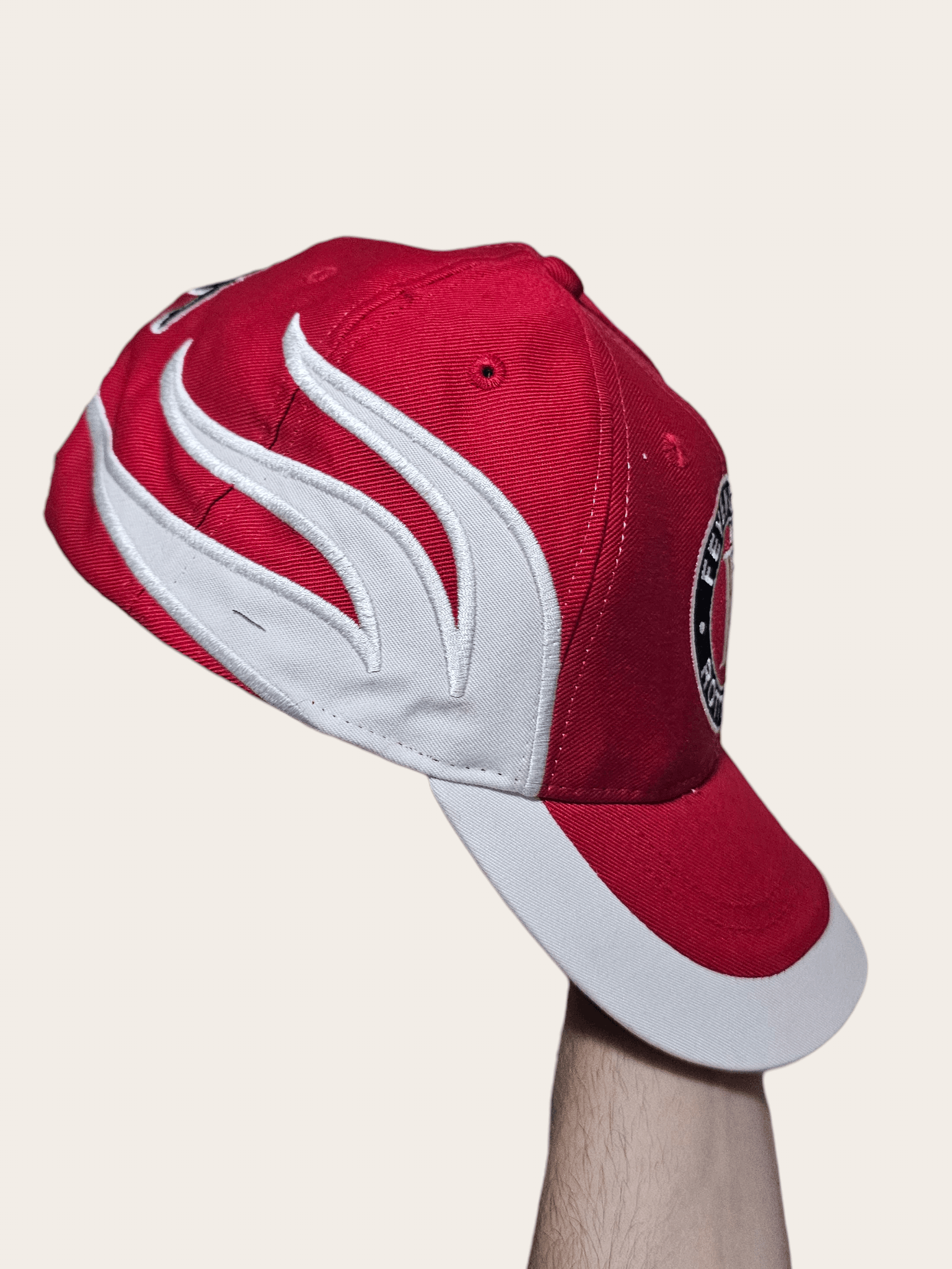 Kappa Feyenoord Rotterdam Kappa Vintage Flames Hat Size ONE SIZE - 4 Thumbnail