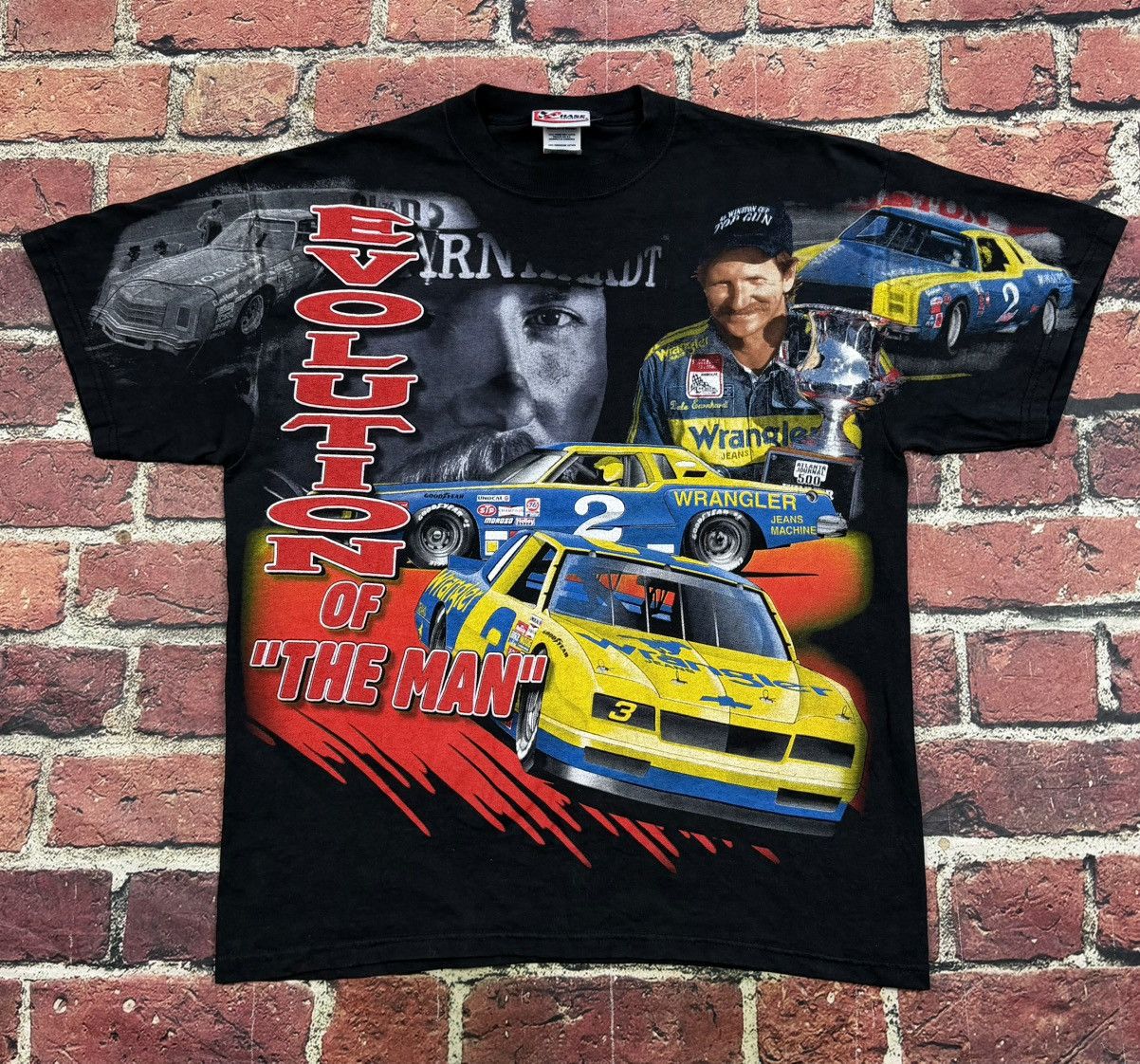 Chase Authentics Vintage Dale Earnhardt Tee Evolution Of The Man AOP Nascar Size US L / EU 52-54 / 3 - 1 Thumbnail