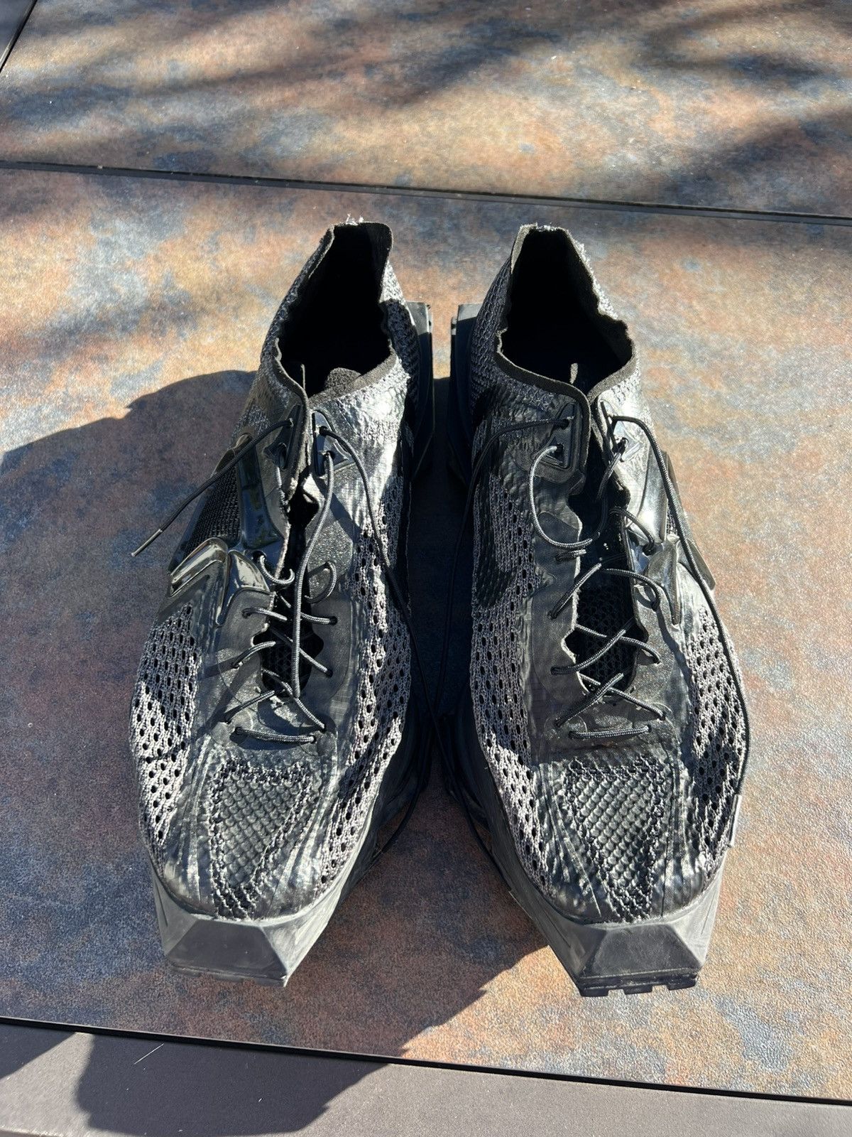 MMW × Nike Nike Zoom MMW 004 Triple Black Size US 9 / EU 42 - 1 Thumbnail