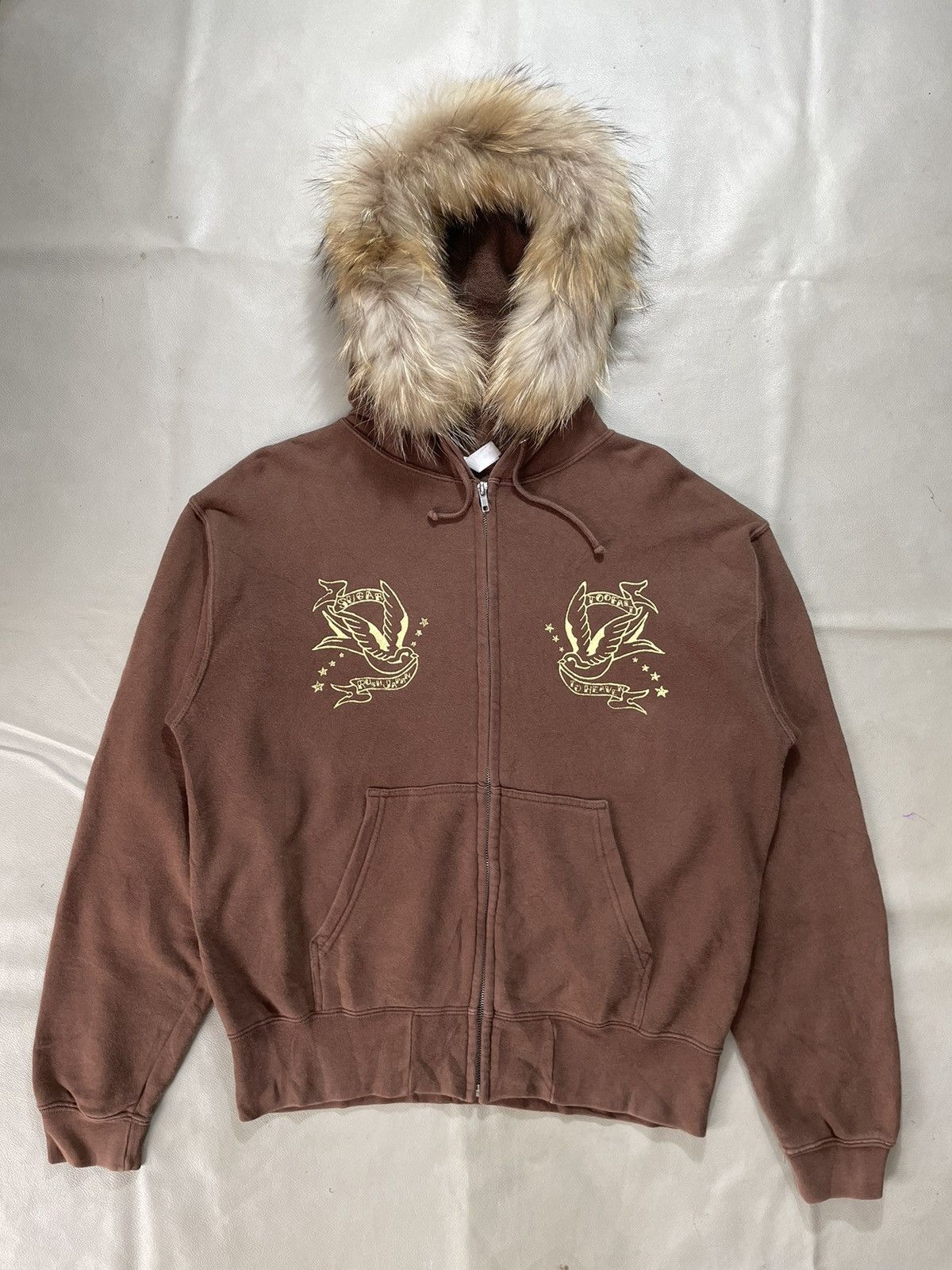 Sugar Rush Zip Fur hoodie lgb ifsix punk style