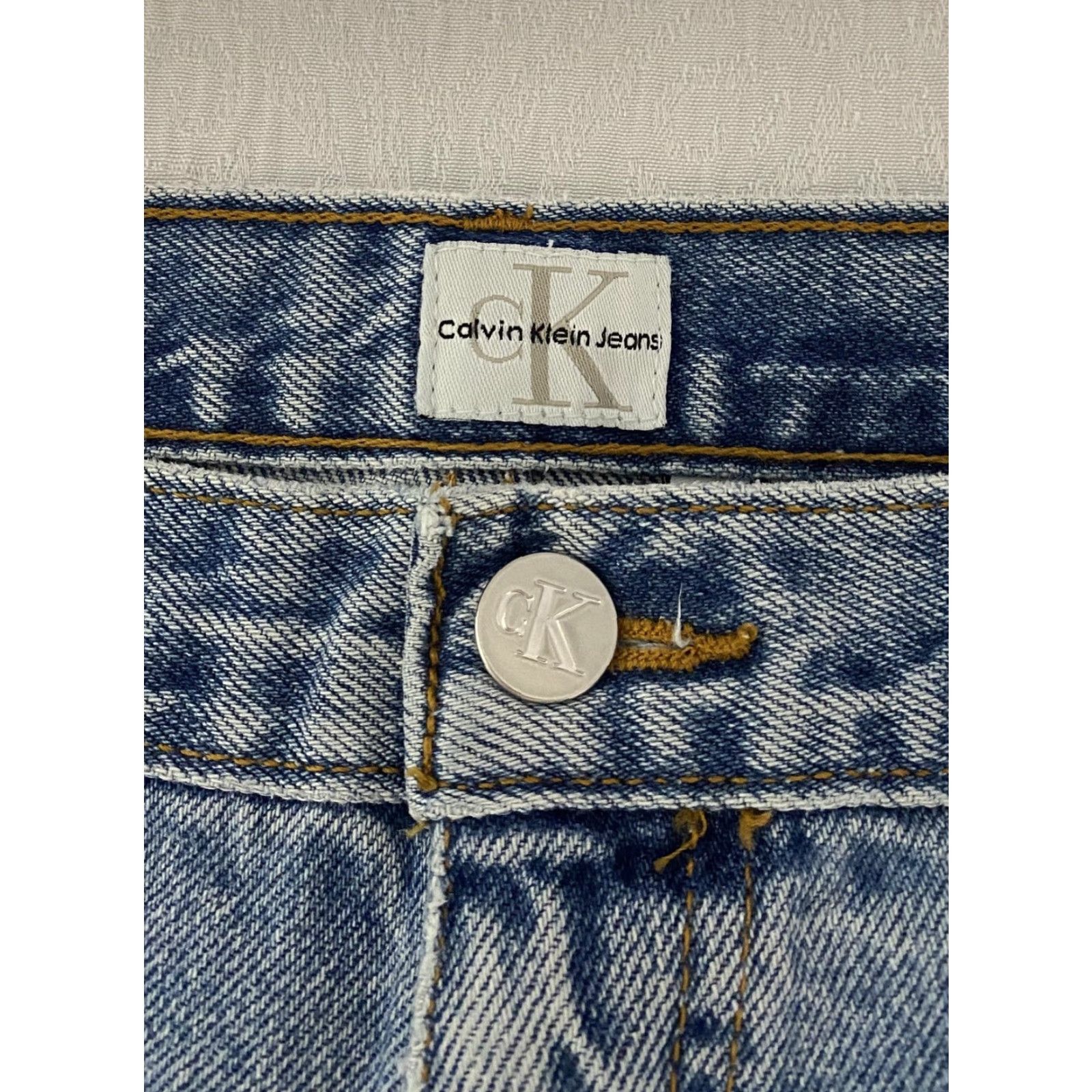 Calvin Klein VINTAGE Calvin Klein Jeans Mens 32x32 Easy Fit Stonewash Union Made USA BMPP171 Size US 32 / EU 48 - 6 Thumbnail