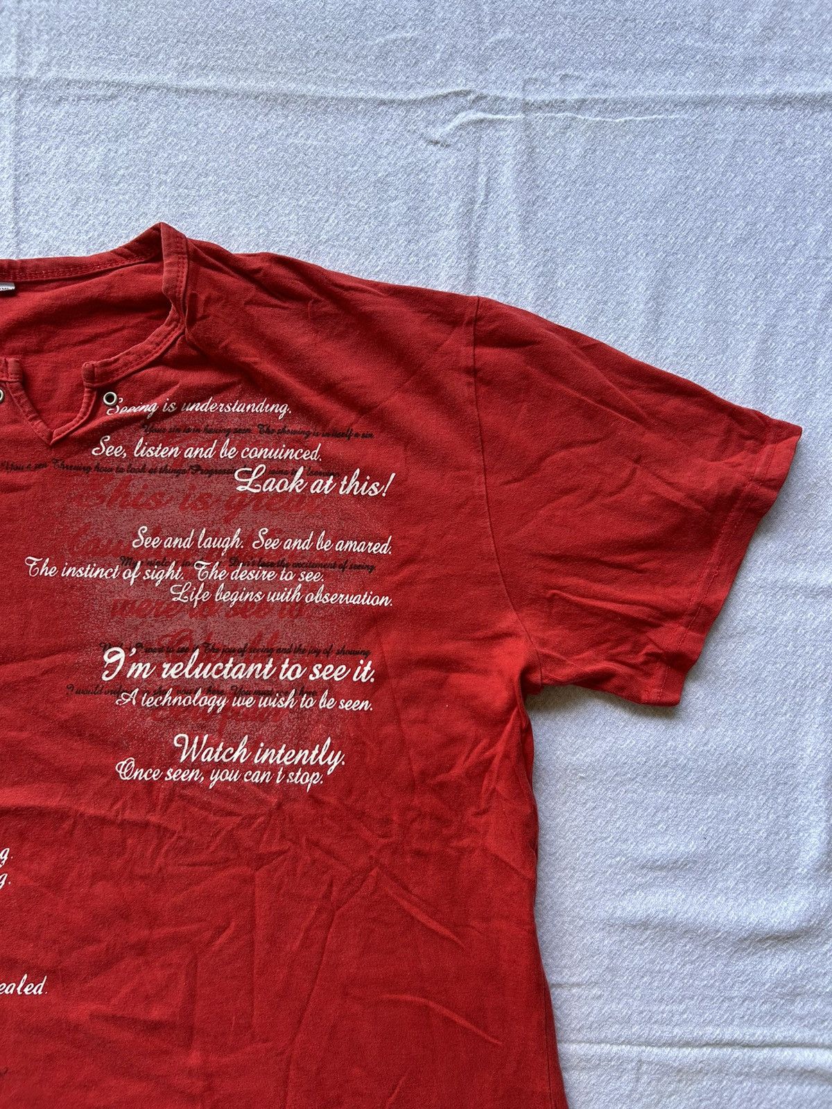 Japanese Brand Unknown Poem Gothic Saditionaries Punk Style Size US L / EU 52-54 / 3 - 4 Thumbnail