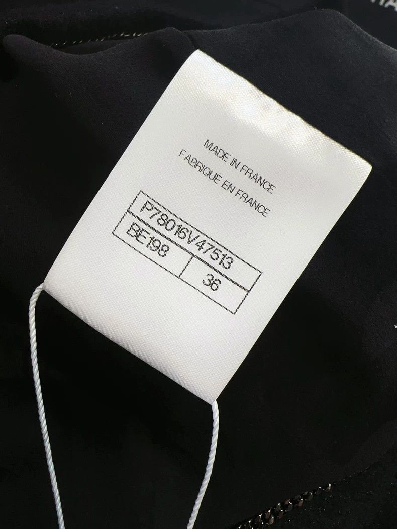 Chanel Chanel 24b black two-pocket shiny fabric jacket Size XS / US 0-2 / IT 36-38 - 6 Thumbnail