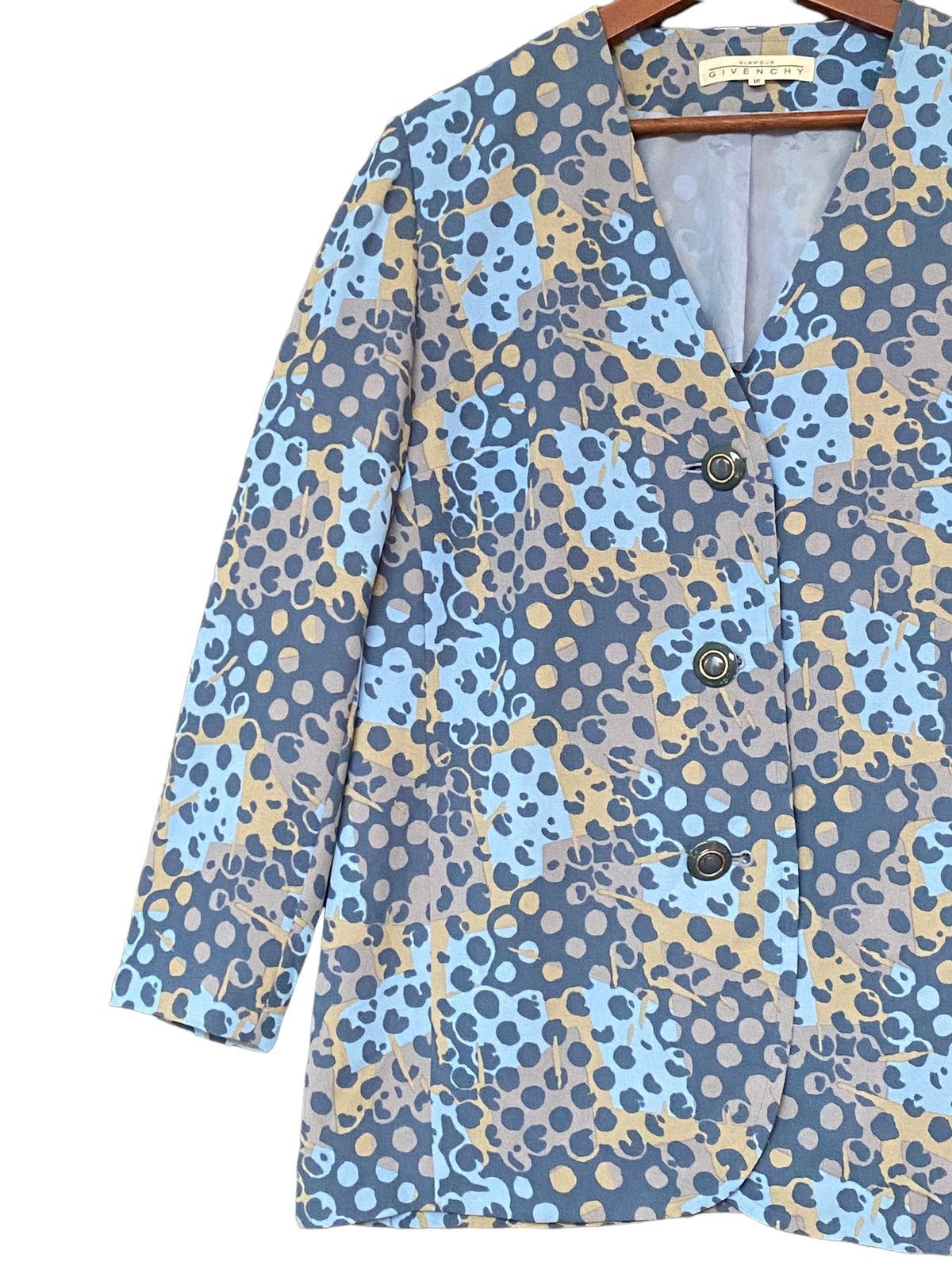 Designer × Givenchy Vintage Brand Givenchy Full Print Jacket 1990s Size US M / EU 48-50 / 2 - 3 Thumbnail