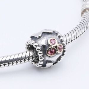 pandora PANDORA Mom Charm with Pink CZ - 790574CZS Size ONE SIZE - 2 Thumbnail