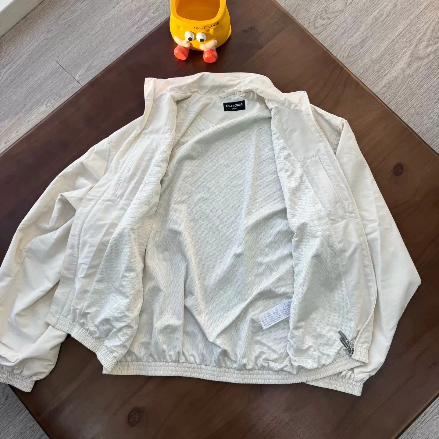 Balenciaga Balenciaga Uniform Zipped Jacket White 2 New Stain Size M / US 6-8 / IT 42-44 - 6 Thumbnail