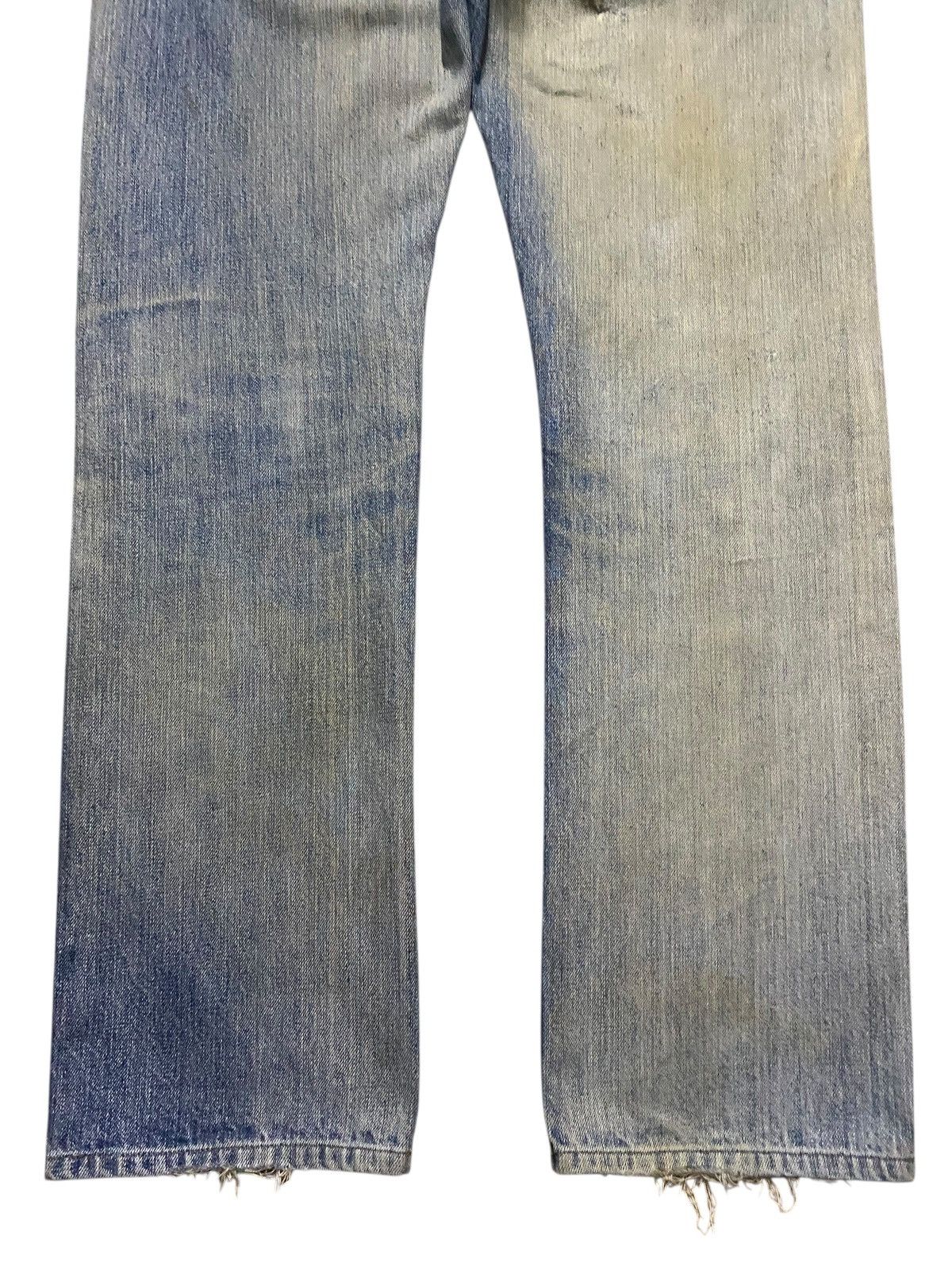Levi's Vintage Clothing Vintage Levis 501 Mud Wash Y2K Loose Ripped Jeans Size US 33 - 6 Thumbnail
