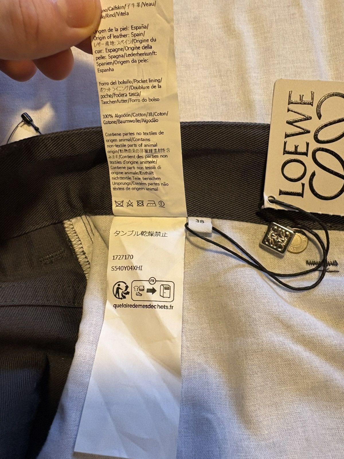 Loewe Loewe high wasted wide leg pants. Size US 29 - 14 Thumbnail