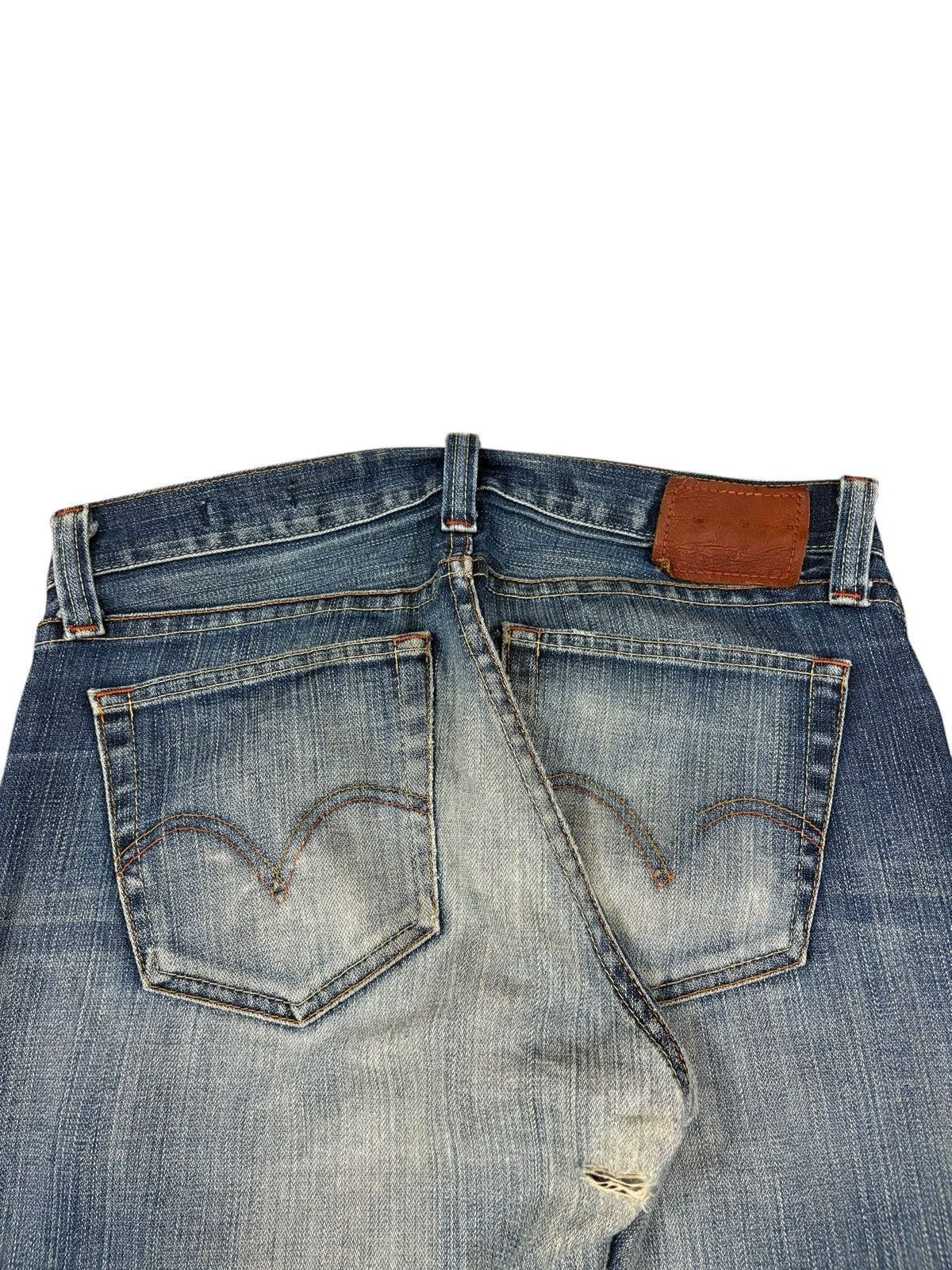 Levi's Vintage 90s Levis 505 Mud Wash Distressed Loose Jeans Size US 33 - 8 Thumbnail