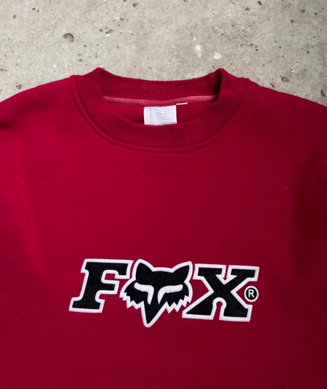 Fox Racing Vintage Fox Racing Motorsport Red Sweatshirt Size US L / EU 52-54 / 3 - 2 Thumbnail