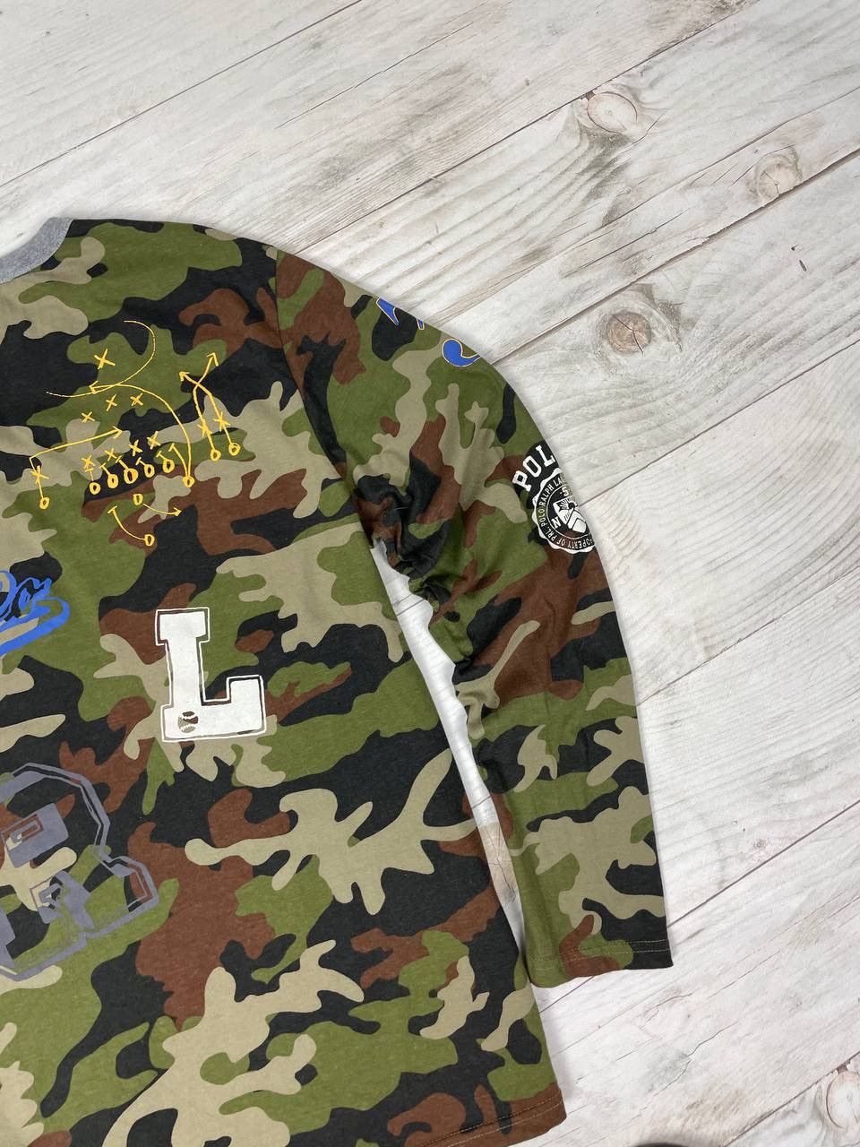 Polo Ralph Lauren Polo Ralph Lauren T-Shirt Long Sleeve Camo Size US M / EU 48-50 / 2 - 20 Thumbnail