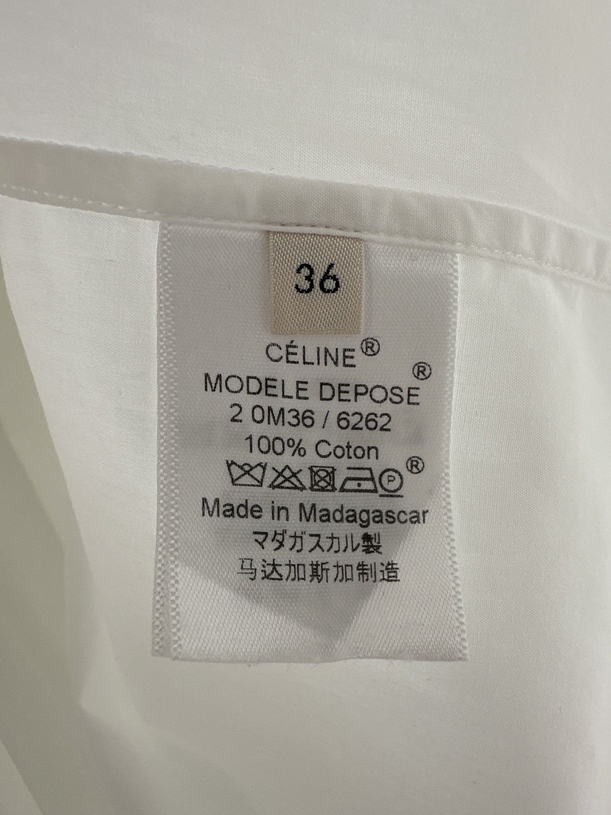 Celine Celine Phoebe Philo Poplin Shirt Size S / US 4 / IT 40 - 4 Thumbnail