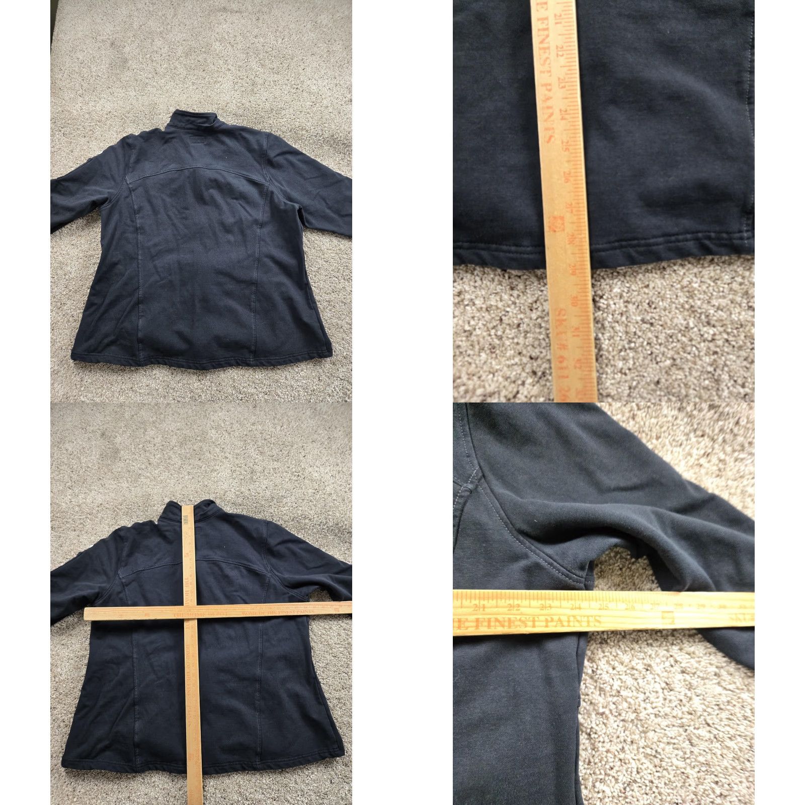 Vintage Bulwark FR Jacket 3XL Black Flame Resistant Full Zip Heavyweight Stretch Womens Size XXL / US 16-18 / IT 52-54 - 8 Thumbnail