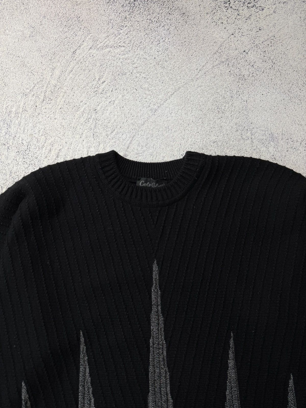Carlo Colucci Vintage 90s Carlo Colucci Sweater Avant Garde Streetwear USA Size US L / EU 52-54 / 3 - 5 Thumbnail