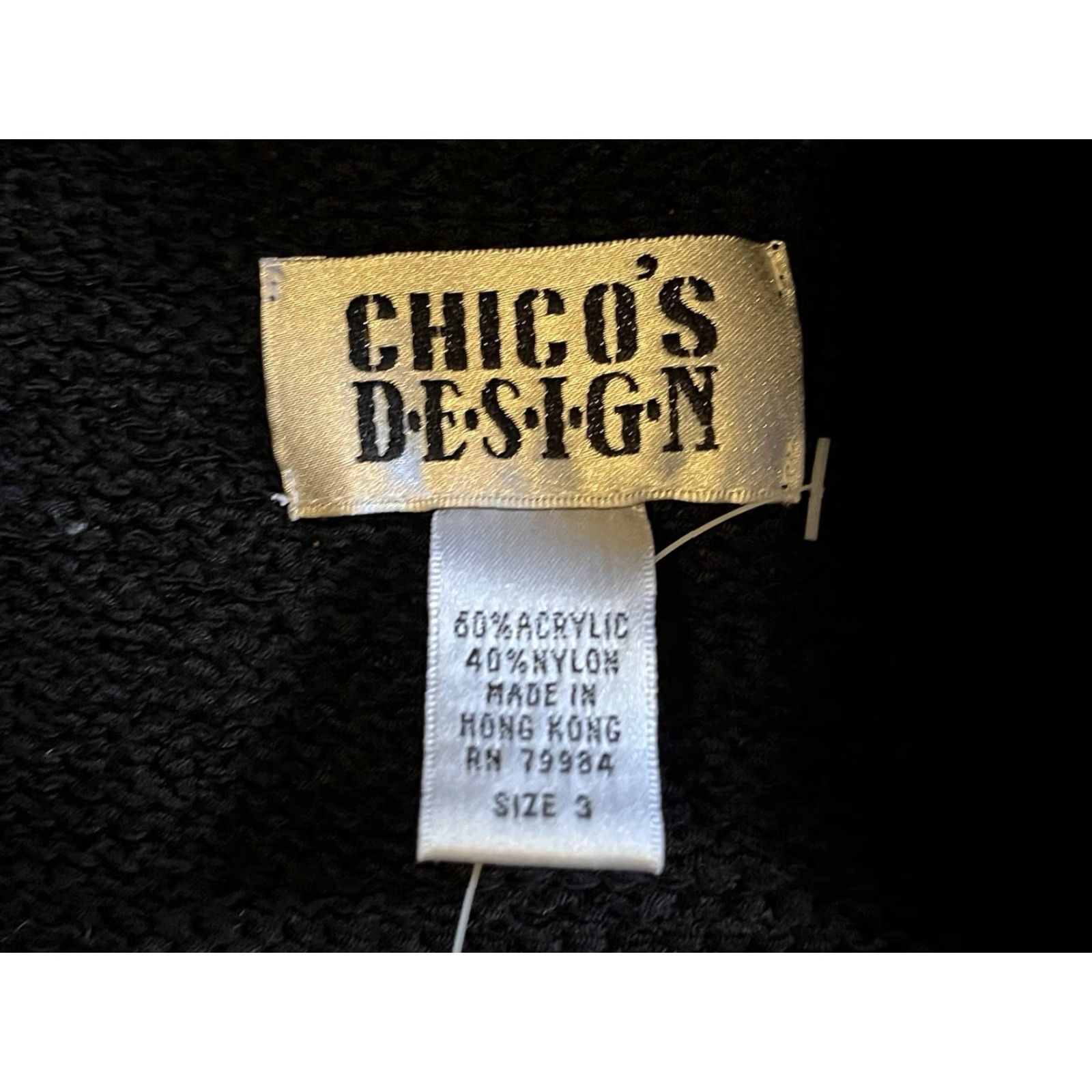Vintage VINTAGE Chico’s Design Turtleneck Vest Sweater Women’s XL Black Knit VEST Bohemian Retro GrL Mens Women? Size XL / US 12-14 / IT 48-50 - 7 Thumbnail