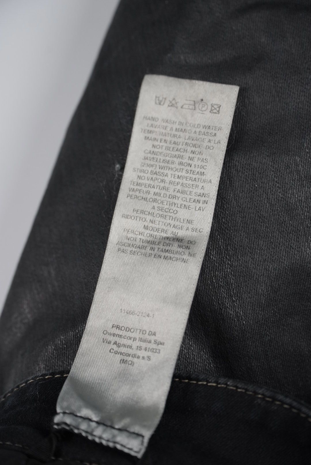 Rick Owens Drkshdw Rick Owens DRKSHDW Waxed Jeans Size 24" / US 00 / IT 34 - 10 Thumbnail