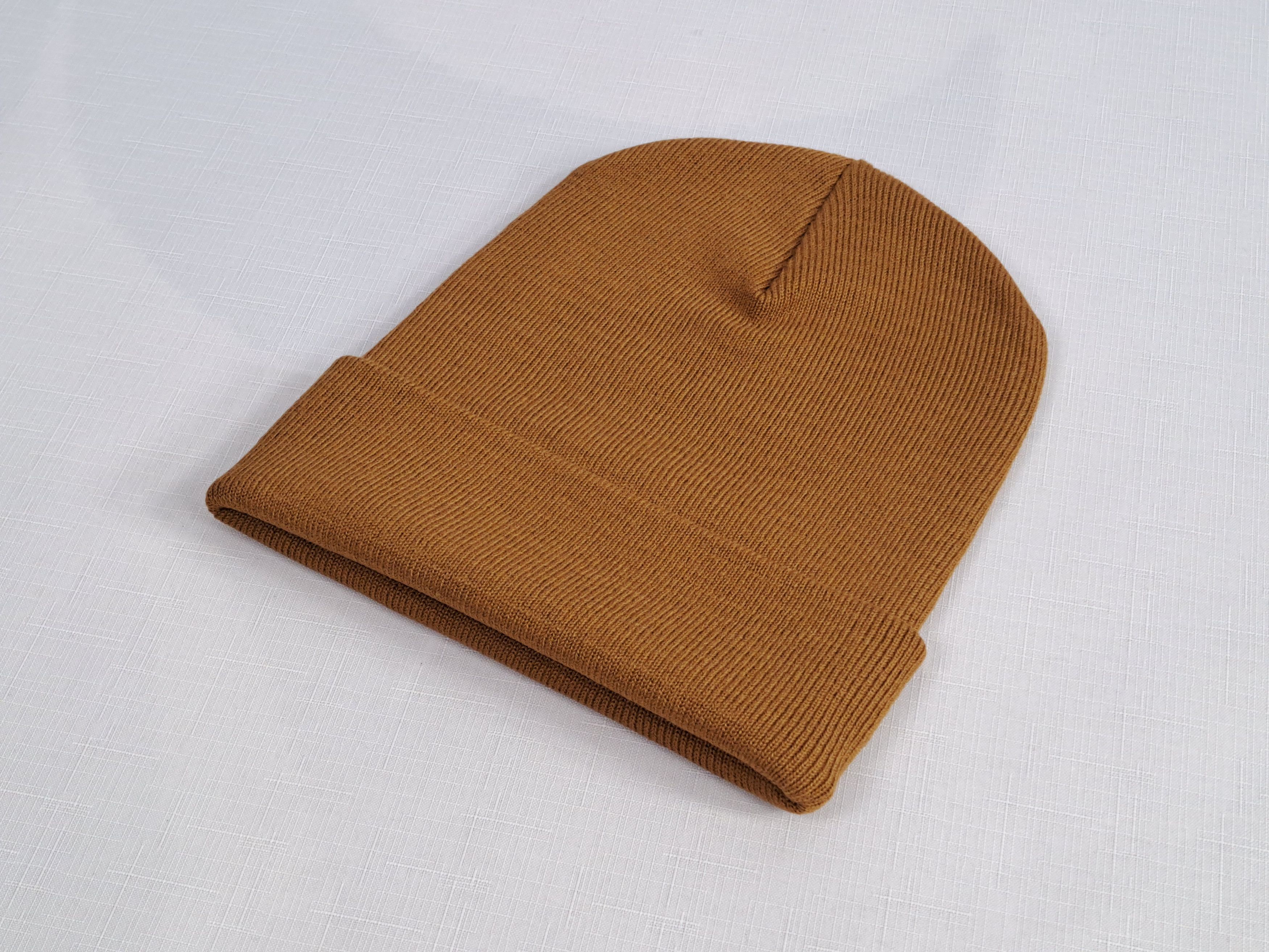 Carhartt Carhartt embroidered logo mustard hat. Size ONE SIZE - 3 Thumbnail
