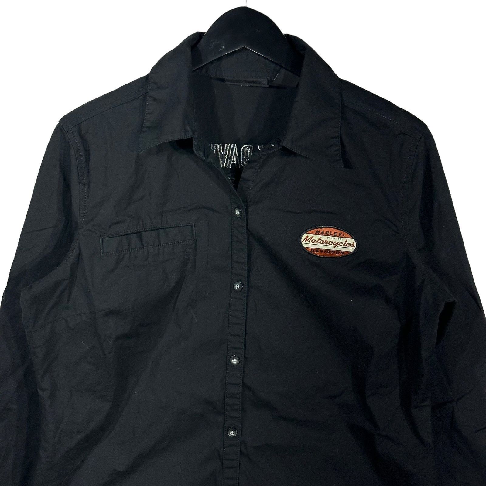 Vintage Vintage Harley Davidson American Legend Women's Button Down Size US L / EU 52-54 / 3 - 2 Thumbnail