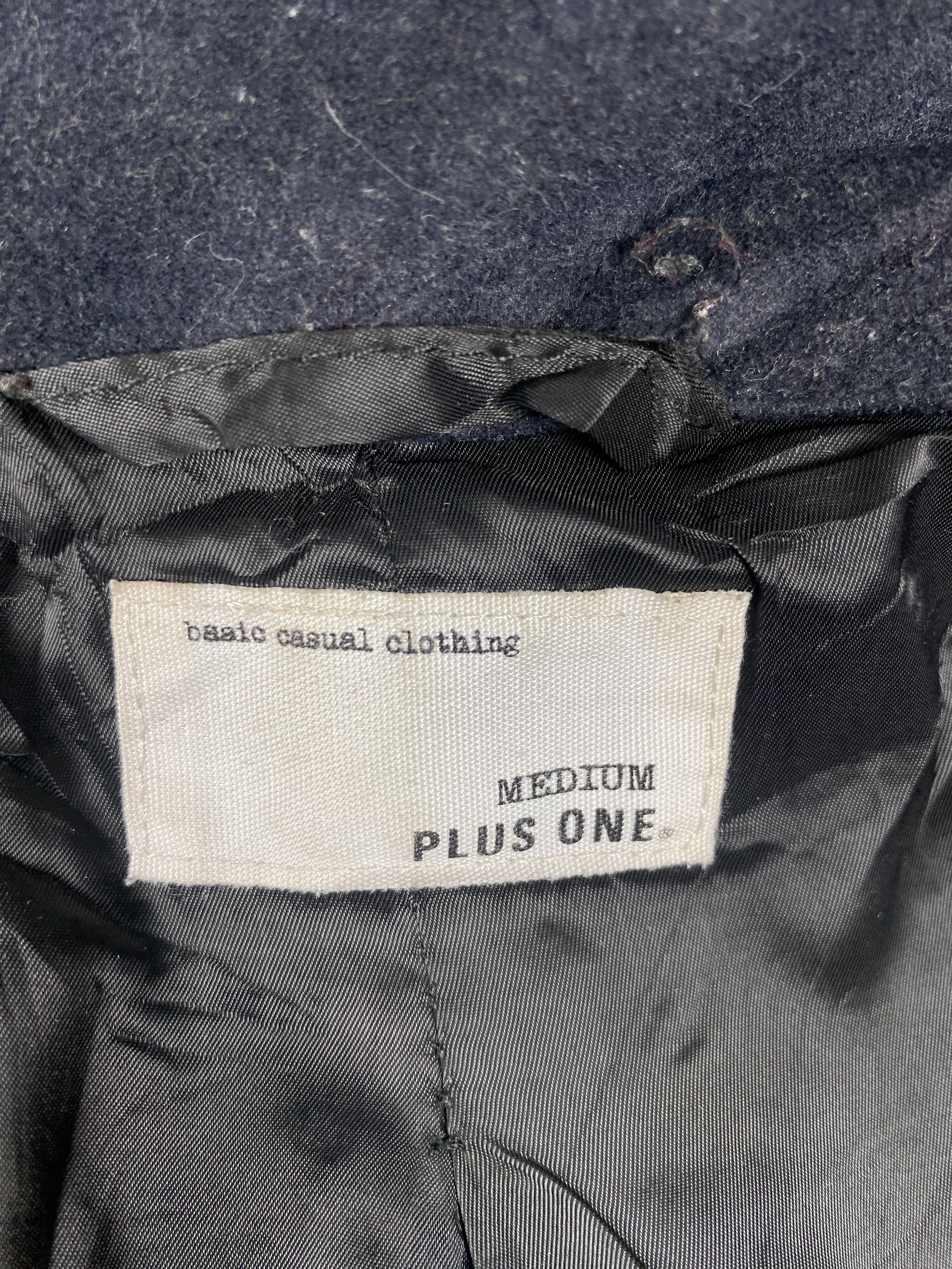Plus One Clothing Vintage Plus One Hoodie ZIp Up Velvet Jacket Size US M / EU 48-50 / 2 - 8 Thumbnail