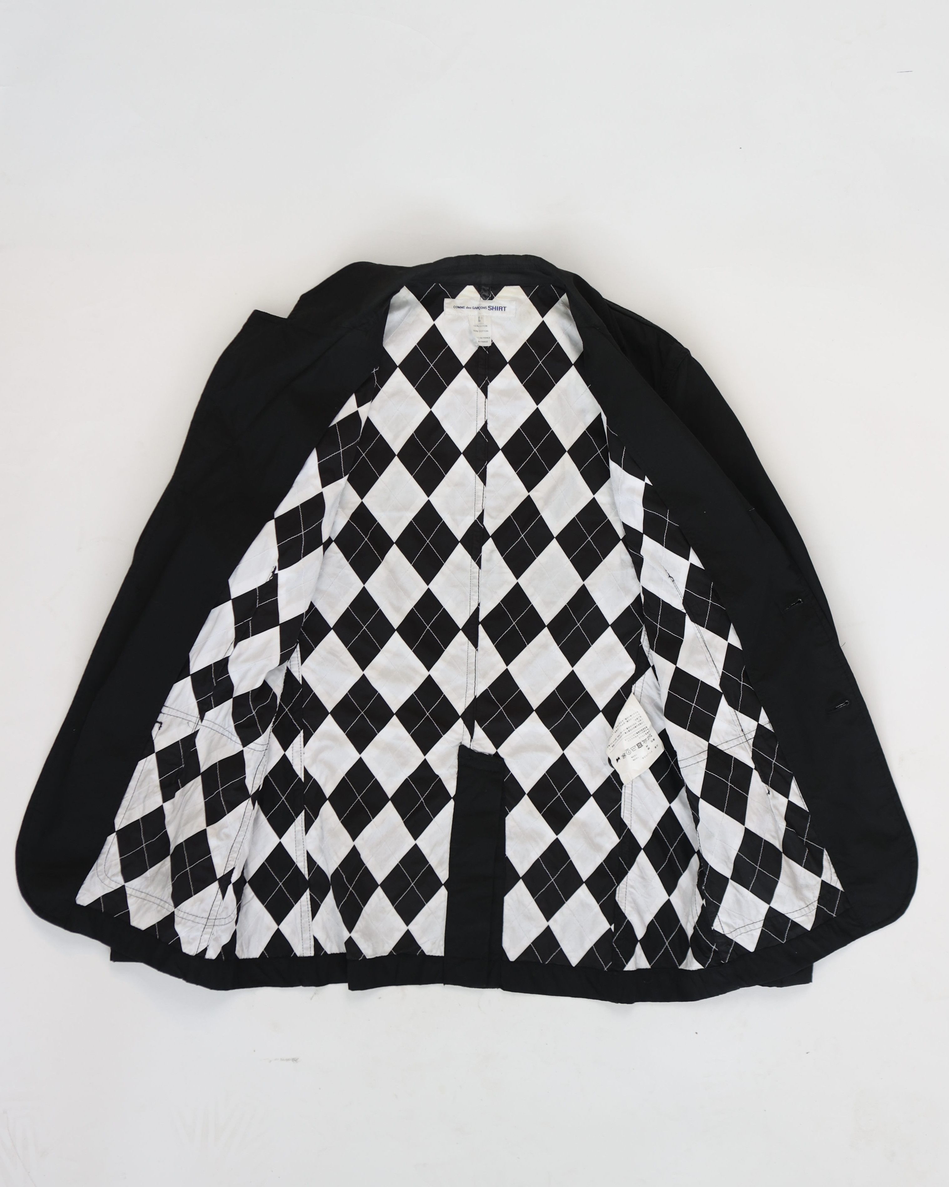 Comme des Garcons SHIRT Comme des Garçons SHIRT wrinkled effect blazer Size 50L - 2 Thumbnail