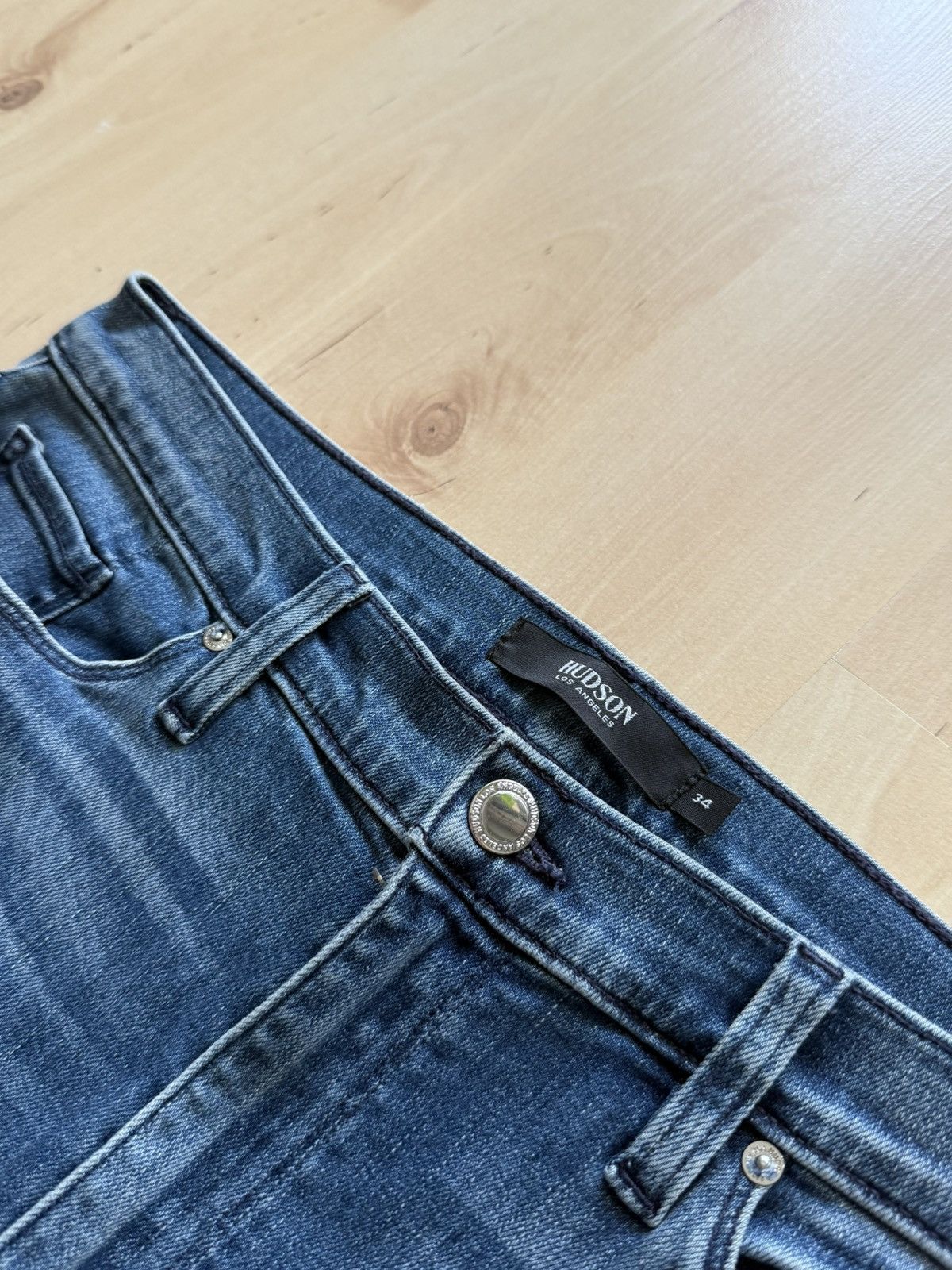 Hudson New Hudson LA Barbara high rise super skinny ankle jeans Size US 34 / EU 50 - 5 Thumbnail