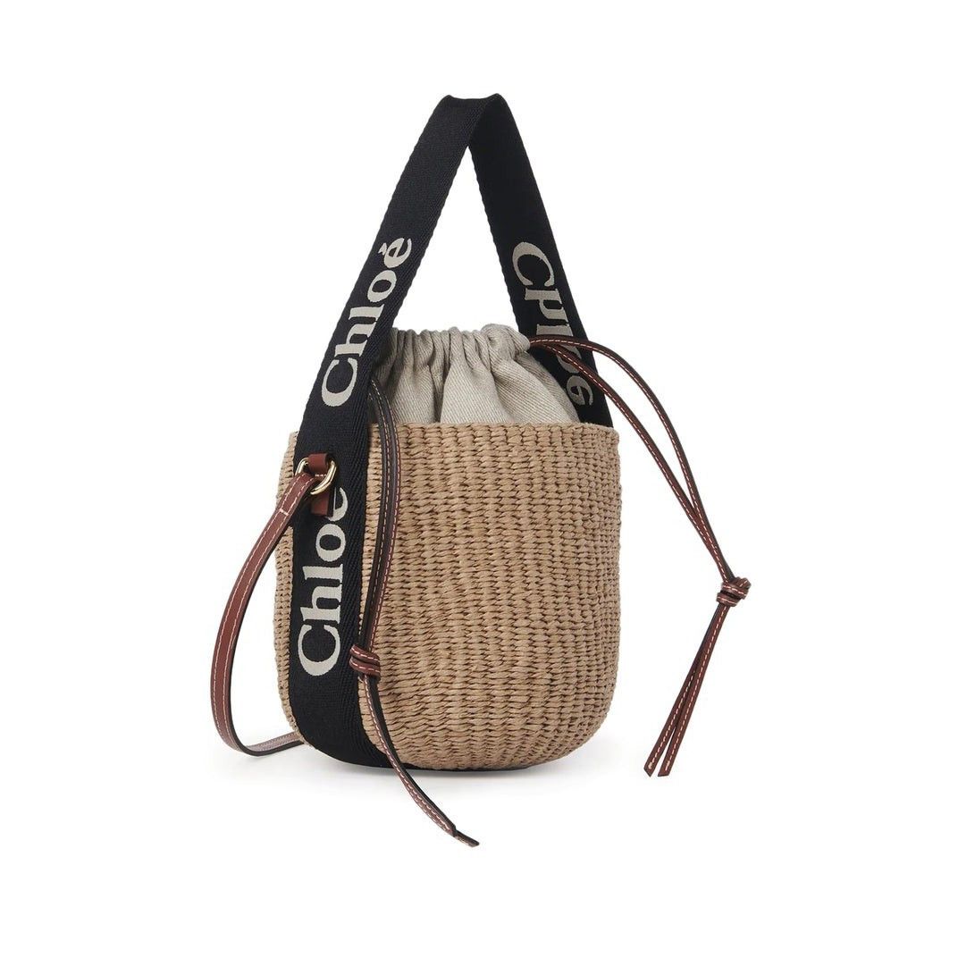 Chloe Chloe Small Basket Beige Raffia Bucket Bag New & Authentic Size ONE SIZE - 2 Thumbnail