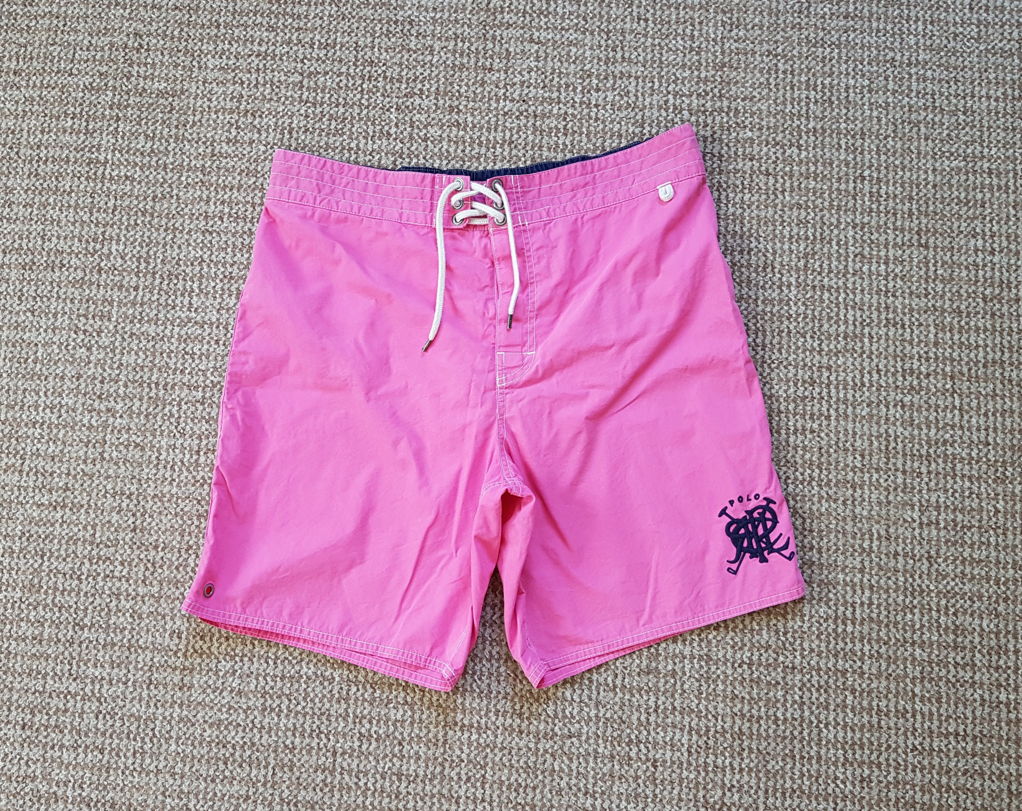 Polo Ralph Lauren Polo Ralph Lauren PRL Pink Swim Shorts sz L Size US 34 / EU 50 - 1 Thumbnail