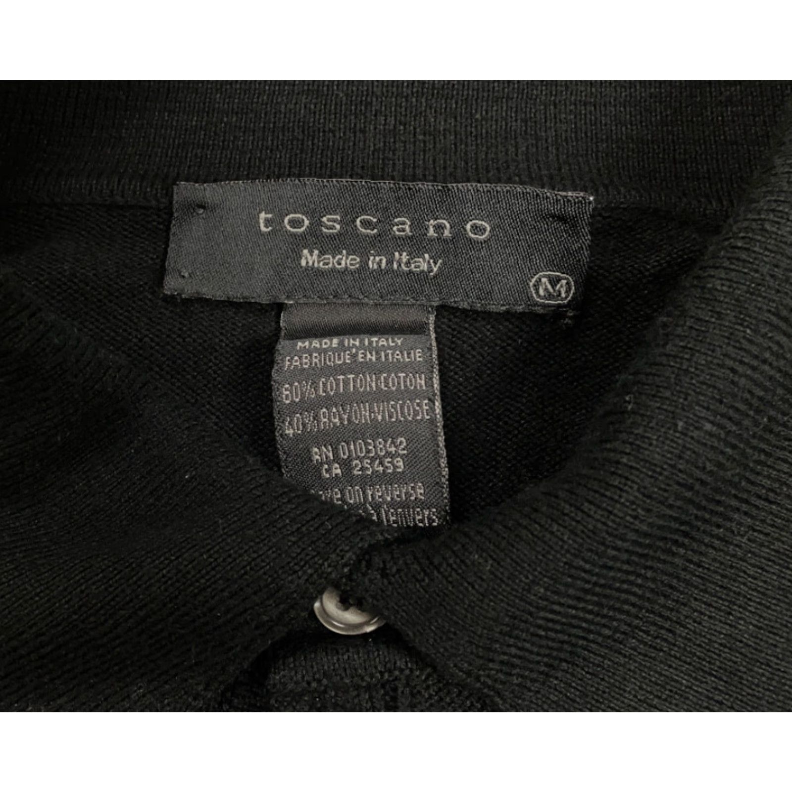 Vintage VINTAGE Toscano Collared Knit Sweater Men M Black Geometric Grid 90s Dad Style Italy Made Size US M / EU 48-50 / 2 - 4 Thumbnail