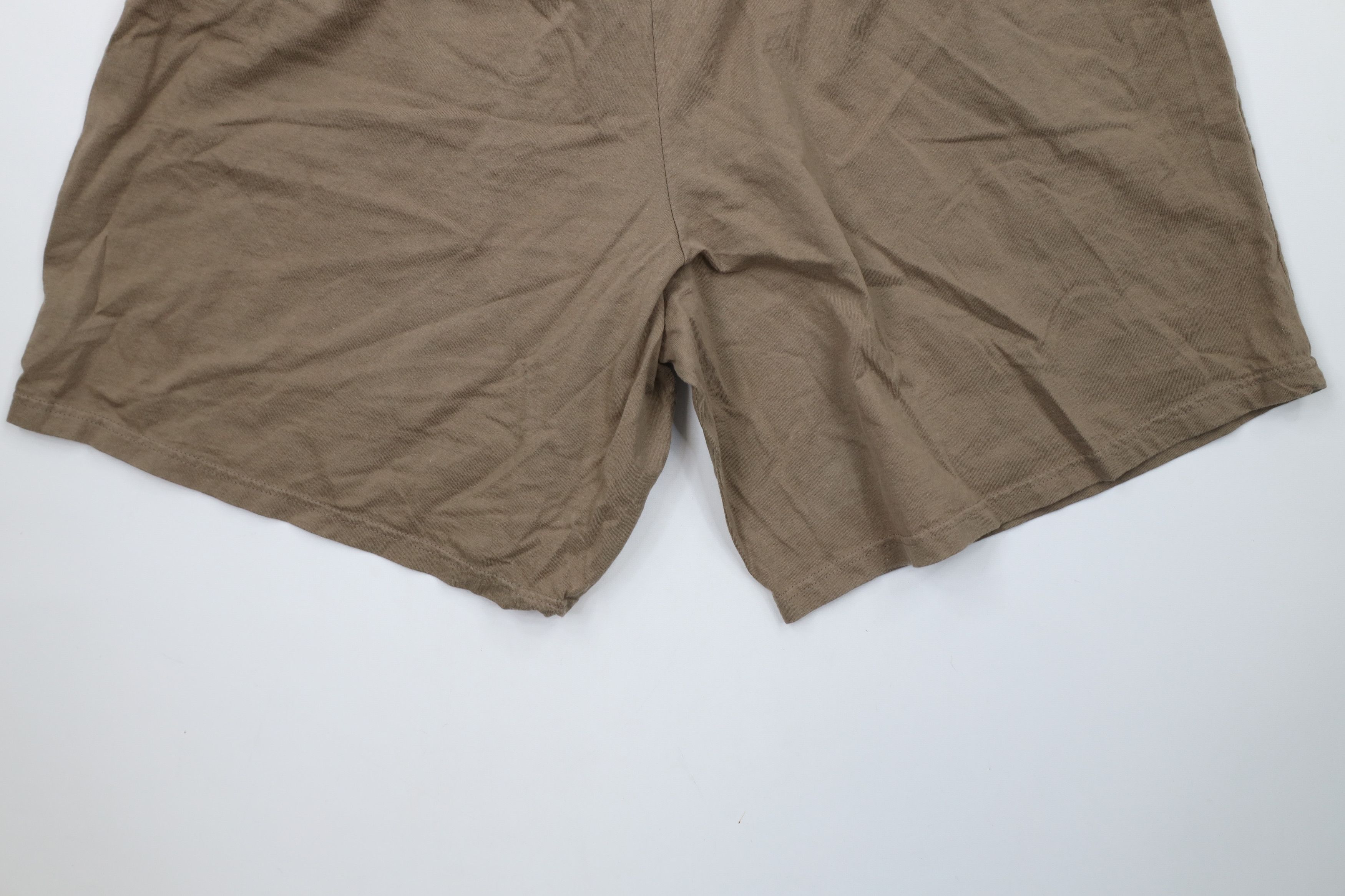 Vintage Vintage 90s Y2K Streetwear Cotton Above Knee Shorts Khaki Size US 40 / EU 56 - 10 Thumbnail