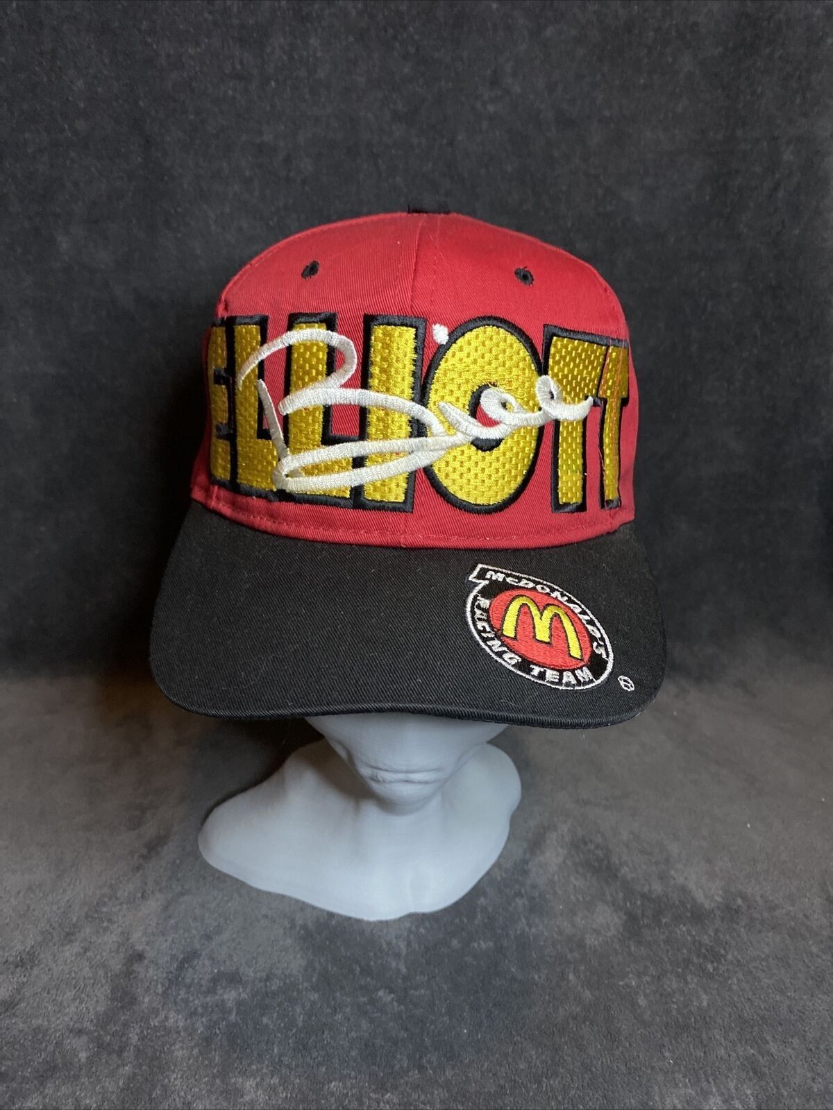 NASCAR Vintage 90s McDonald's Racing Team Bill Elliot 94 Snapback Size ONE SIZE - 1 Thumbnail