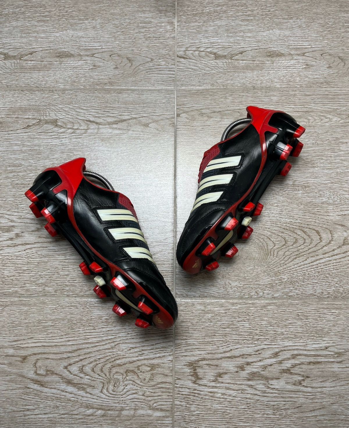 Adidas Adidas Predator Adipower FG Black Football Cleats Size US 8.5 / EU 41-42 - 4 Thumbnail