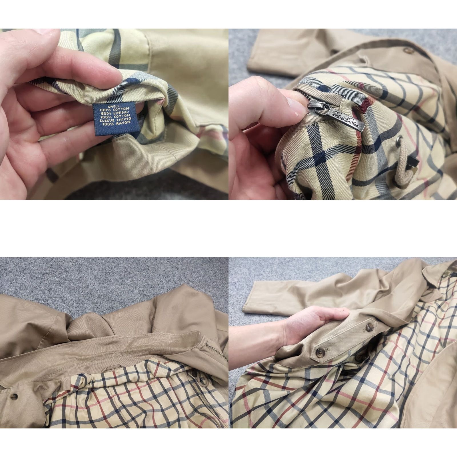 Brooks Brothers Brooks Brothers beige Men's Trench Coat Single Breasted Vintage Size US L / EU 52-54 / 3 - 11 Thumbnail