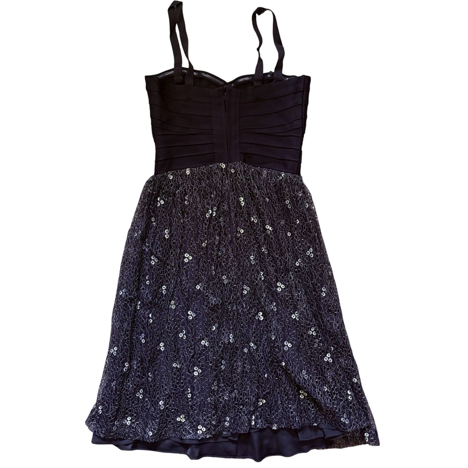 Anthropologie $475 Anthropologie Erin Fetherston XS Mini Dress Black Cockt Size XS / US 0-2 / IT 36-38 - 2 Thumbnail