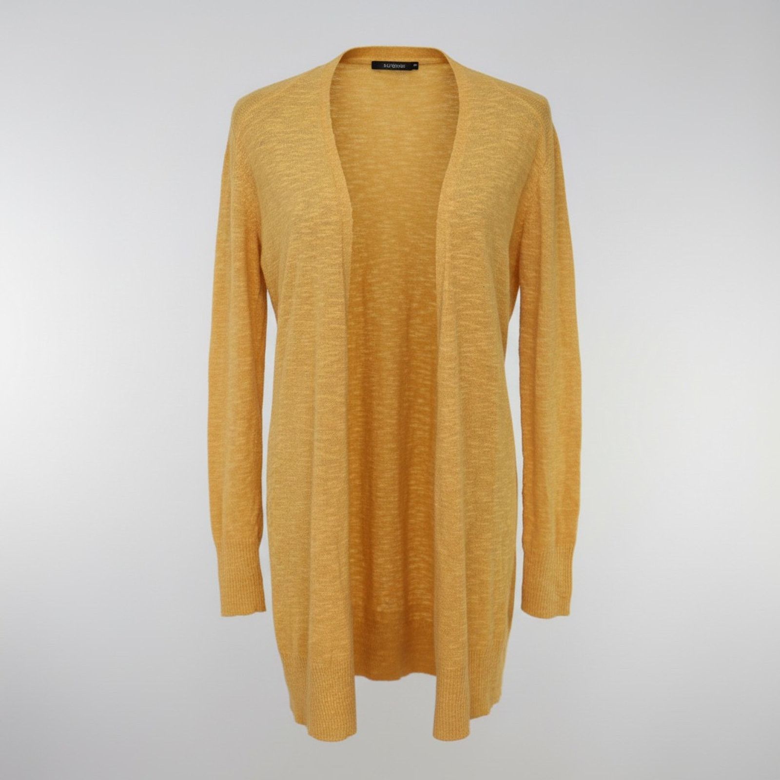 Eileen Fisher EILEEN FISHER Cotton Linen Open Front Long Cardigan Sz PS Size S / US 4 / IT 40 - 1 Thumbnail