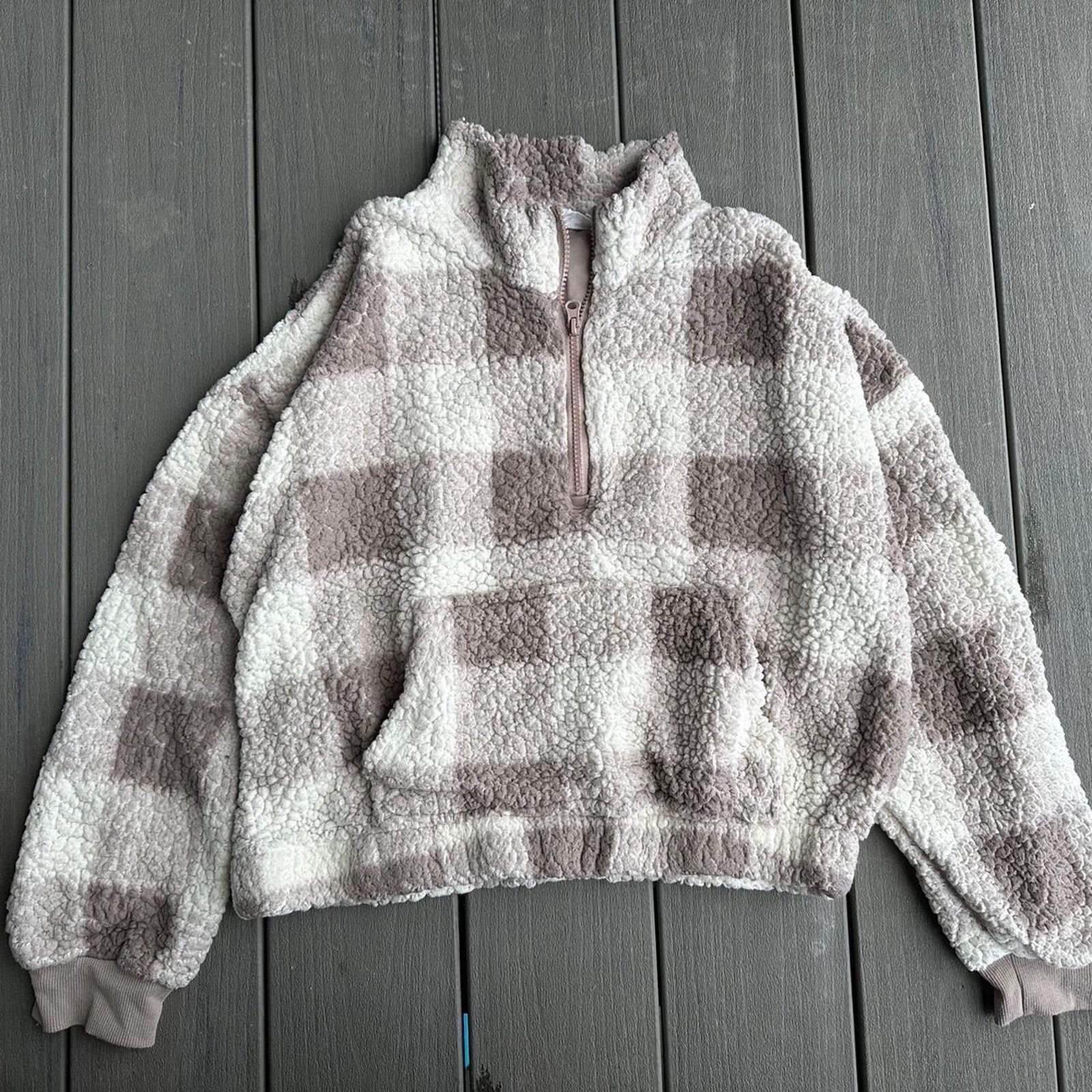 Other Cozy brown and white plaid Size M / US 6-8 / IT 42-44 - 1 Thumbnail