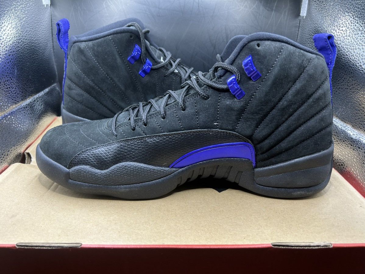 Jordan Brand Jordan 12 Retro Black Dark Concord Size US 13 / EU 46 - 3 Thumbnail