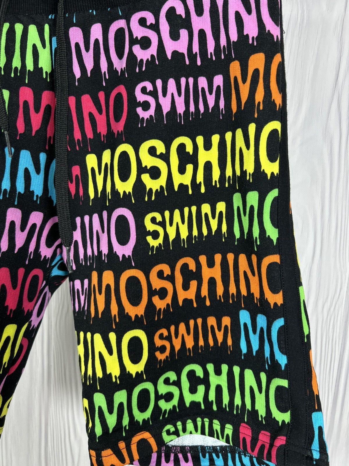 Moschino Moschino Rainbow Logo Swim Shorts Size S/XS Rare Swimwear Size US 30 / EU 46 - 3 Thumbnail