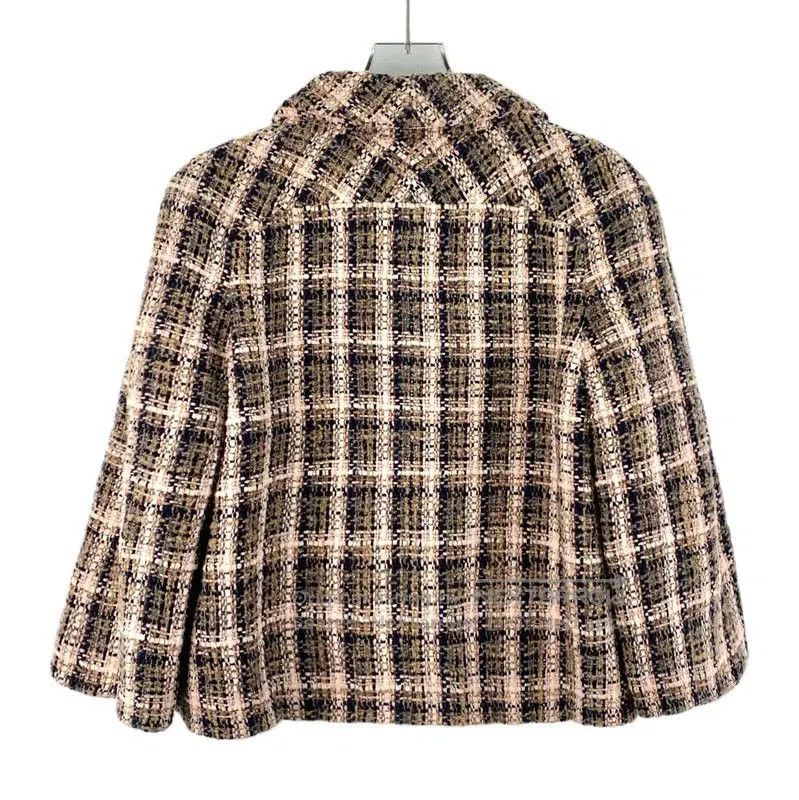Chanel Chanel Brown Cotton Women's Jacket . Size S / US 4 / IT 40 - 1 Thumbnail