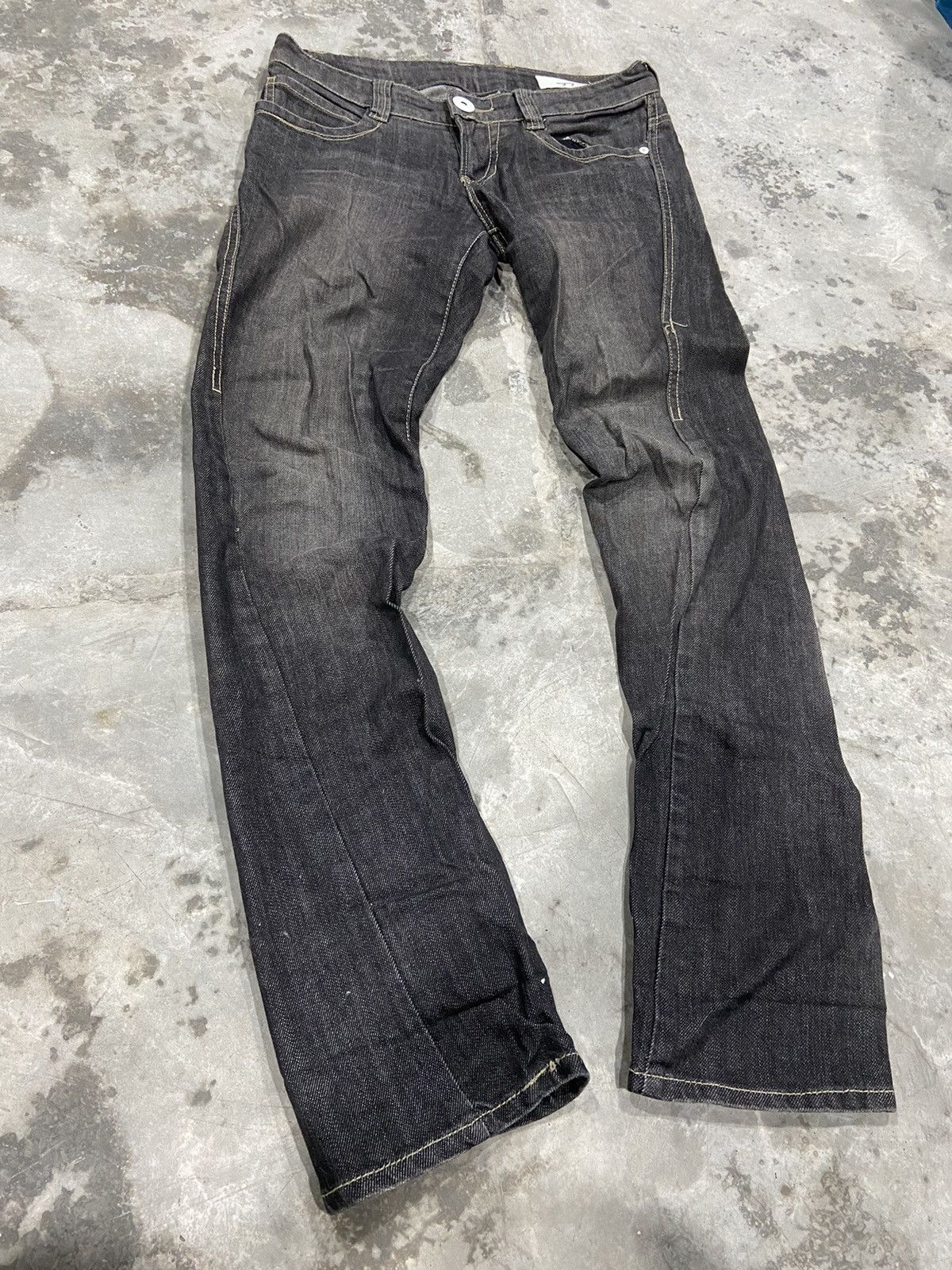Japanese Brand Mystery women jeans flare Size 31" - 2 Thumbnail