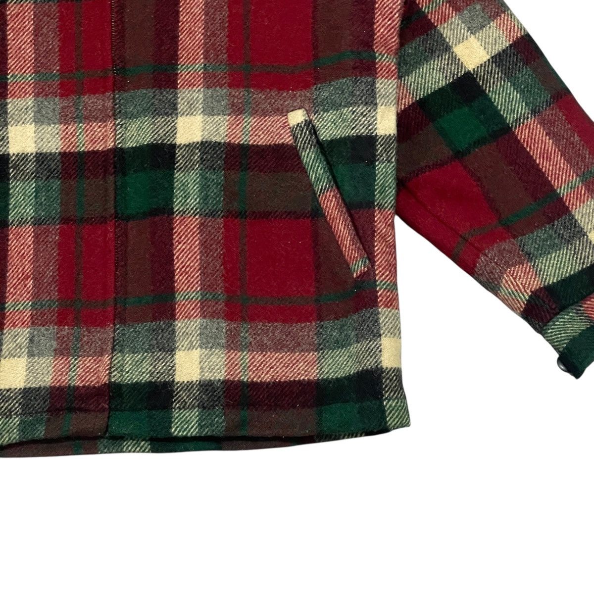 Woolrich Woolen Mills ‼️RARE‼️ Vintage Woolrich 80s Wool Plaid Zipper Hunter Jacket Size US M / EU 48-50 / 2 - 3 Thumbnail