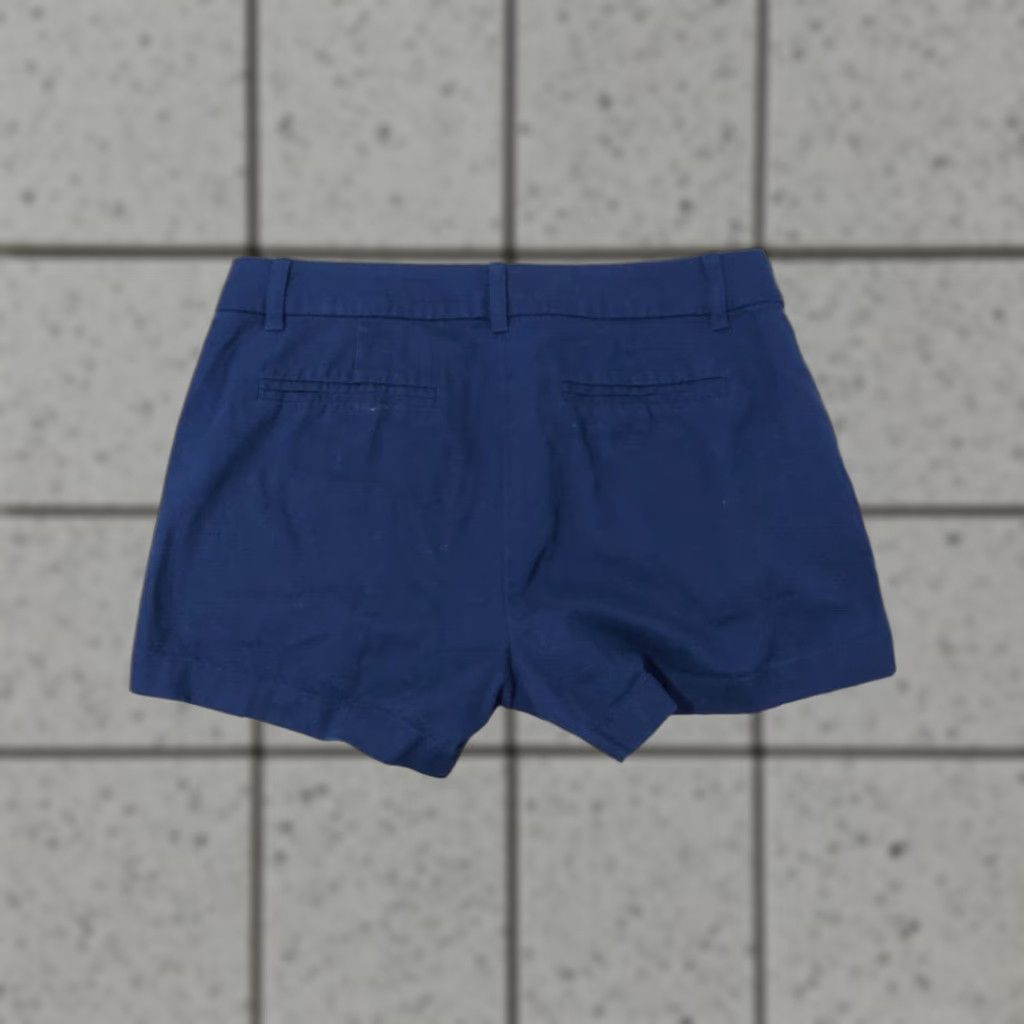 J.Crew Womens J. Crew Shorts Chino Cotton Navy Blue 4 Khaki Stretch Chino Regular Womens Menus Size 27" / US 4 / IT 40 - 1 Thumbnail