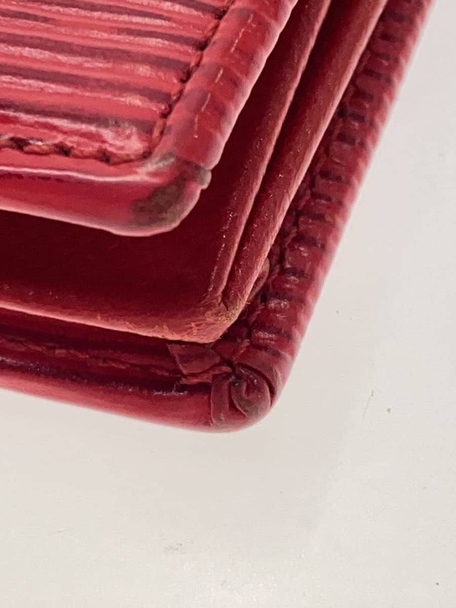 Louis Vuitton Louis Vuitton Epi Porte Monet Boite Leather Red Size ONE SIZE - 5 Thumbnail