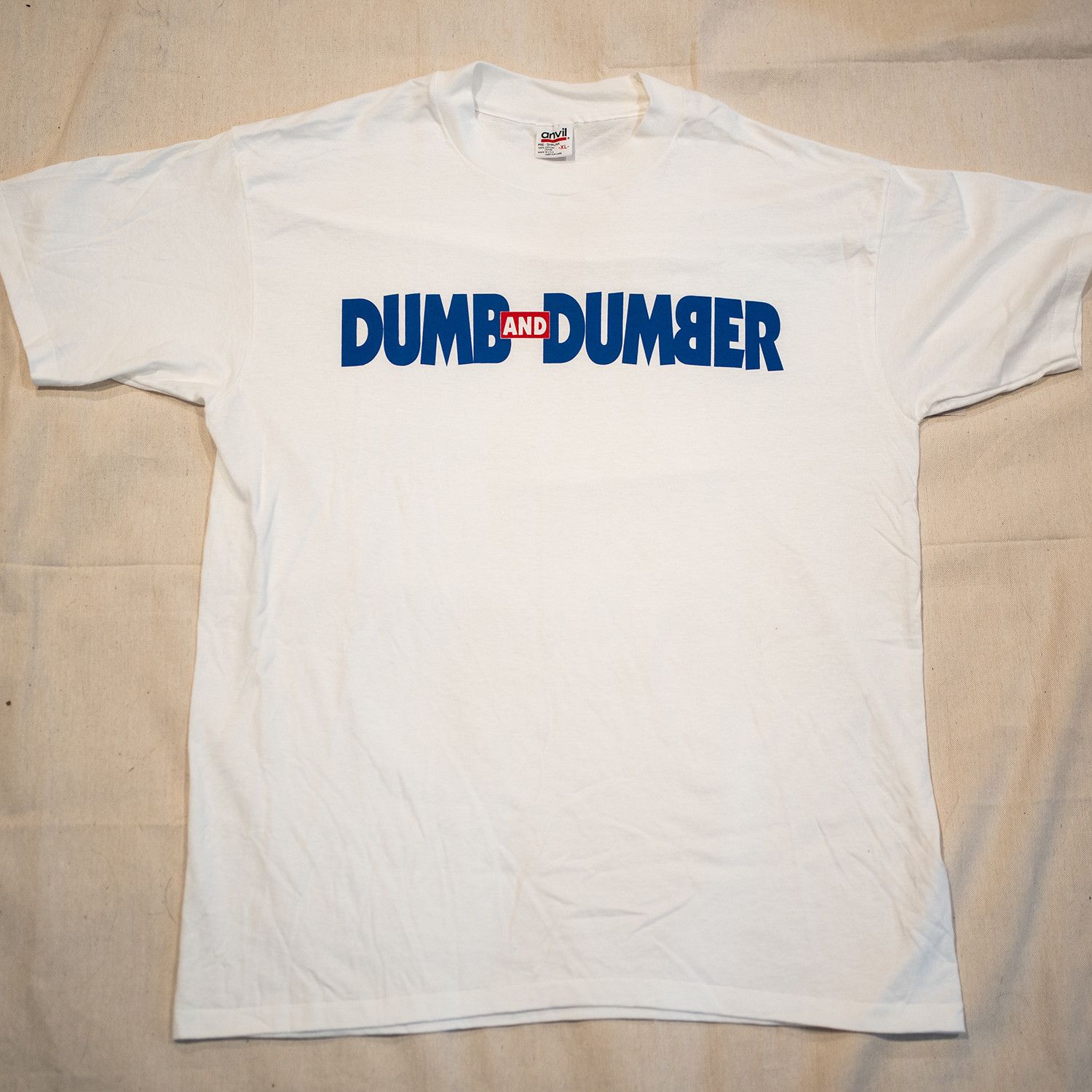 Anvil Vintage Dumb and Dumber Movie Promo Shirt Size US XL / EU 56 / 4 - 1 Thumbnail
