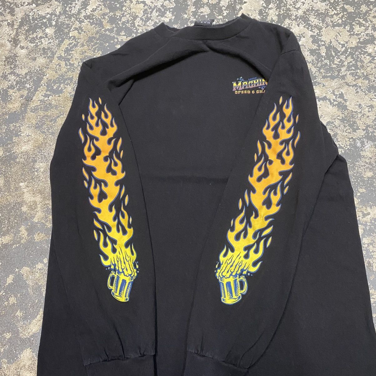 Other Y2K Speed And Skate Flame Beer Long Sleeve Tshirt Size US M / EU 48-50 / 2 - 3 Thumbnail