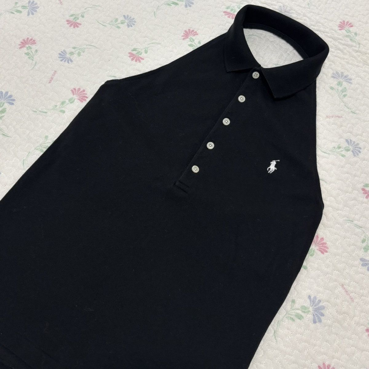 Polo Ralph Lauren Polo Ralph Lauren Halter Polo Shirt Size M / US 6-8 / IT 42-44 - 3 Thumbnail