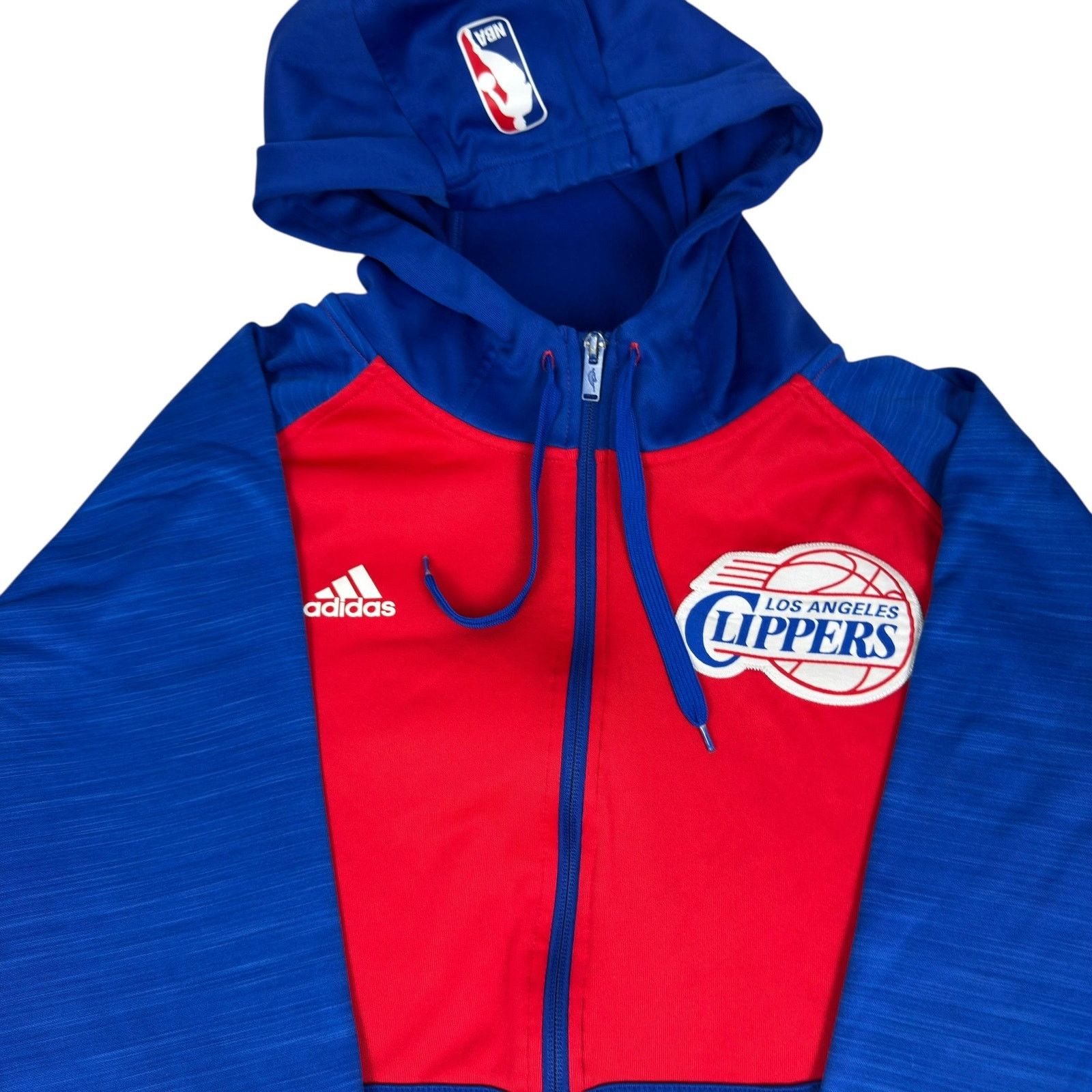 Adidas × NBA Adidas Men's Red Blue Los Angeles Clippers Full Zip Hoodie M Size US M / EU 48-50 / 2 - 4 Thumbnail
