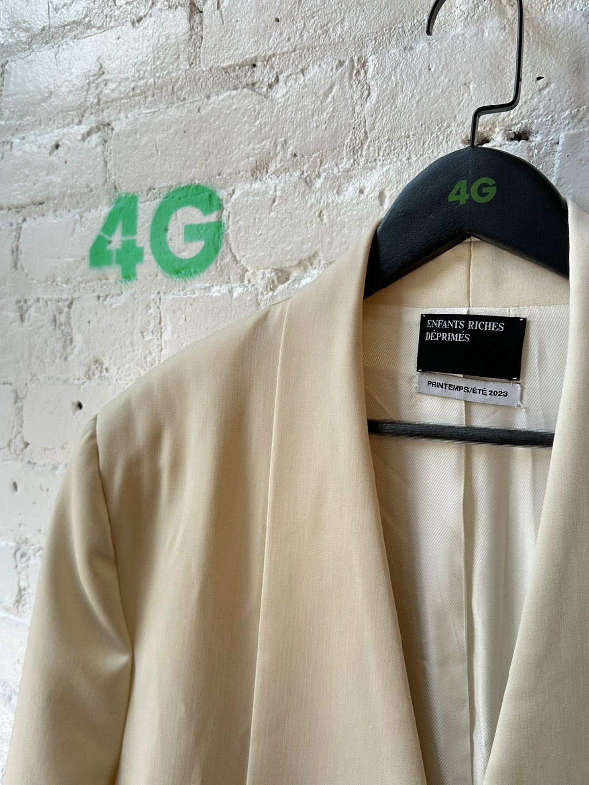 Enfants Riches Deprimes ERD NEW XL RUNWAY LONG BLAZER JACKET WHITE SZ L Size US XL / EU 56 / 4 - 2 Thumbnail