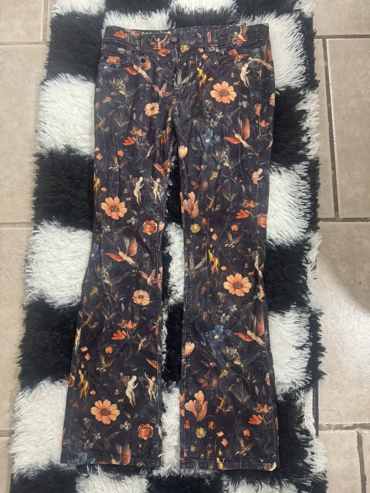 R13 Celestial Bloom Kick Fit Size 25" / US 0 / IT 36 - 1 Thumbnail