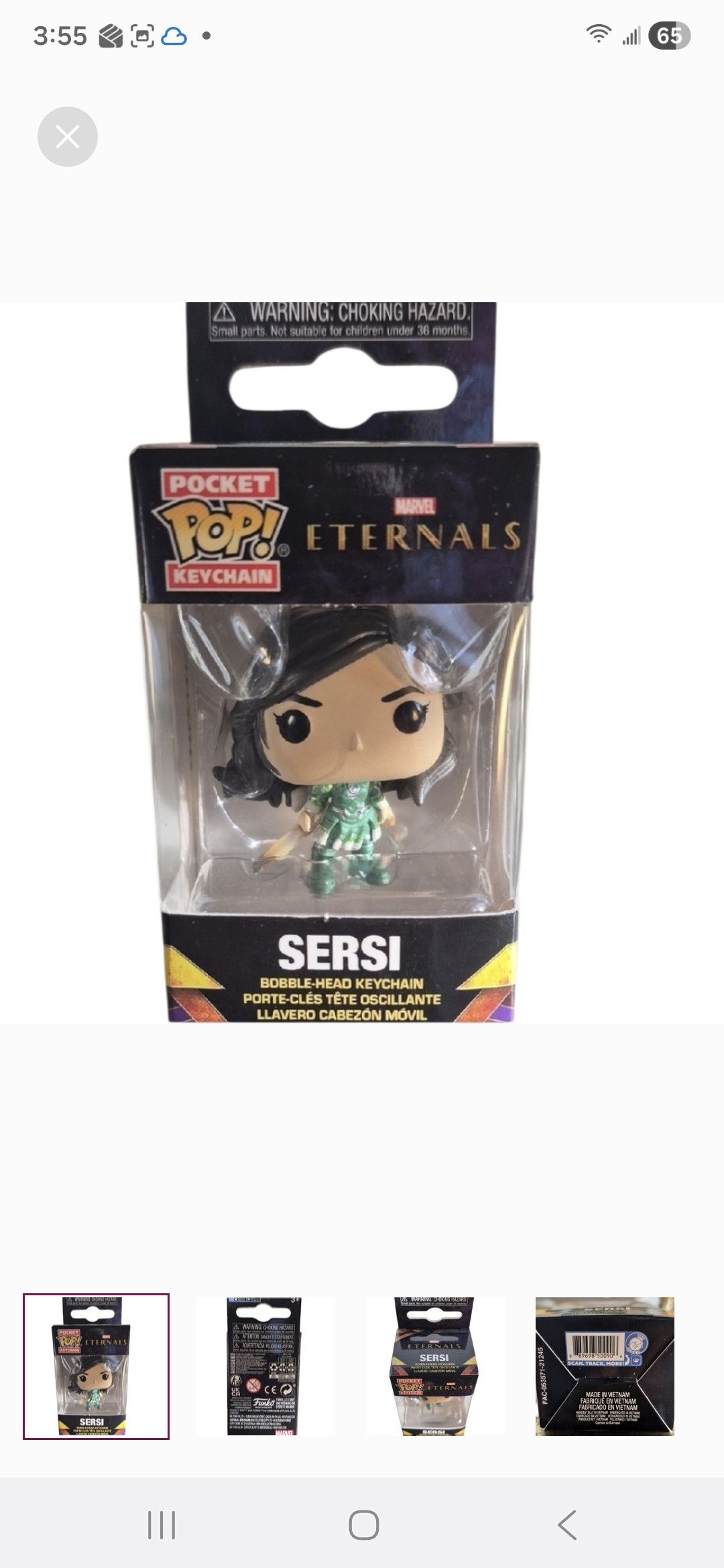 Other Funko × Marvel SERSI Pocket POP Keychain Size ONE SIZE - 1 Thumbnail